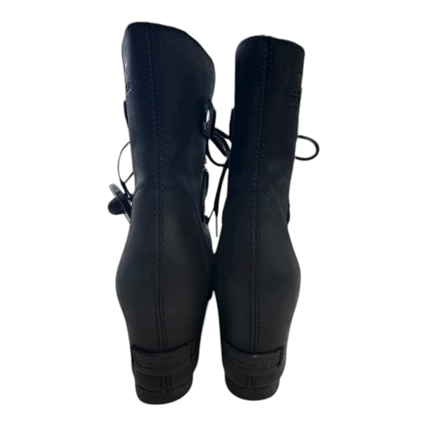 Boots Designer By Sorel In Black, Size:5.5