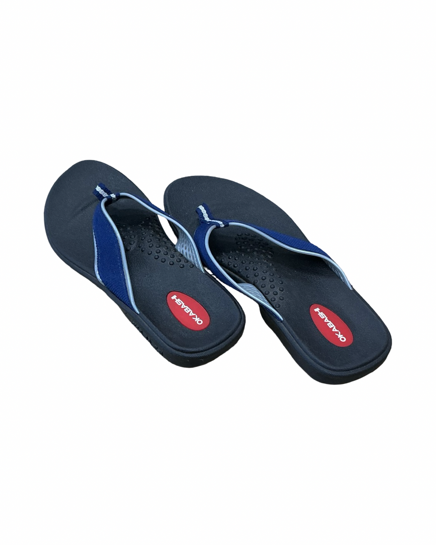 Sandals Flip Flops By Clothes Mentor In Blue, Size:7.5