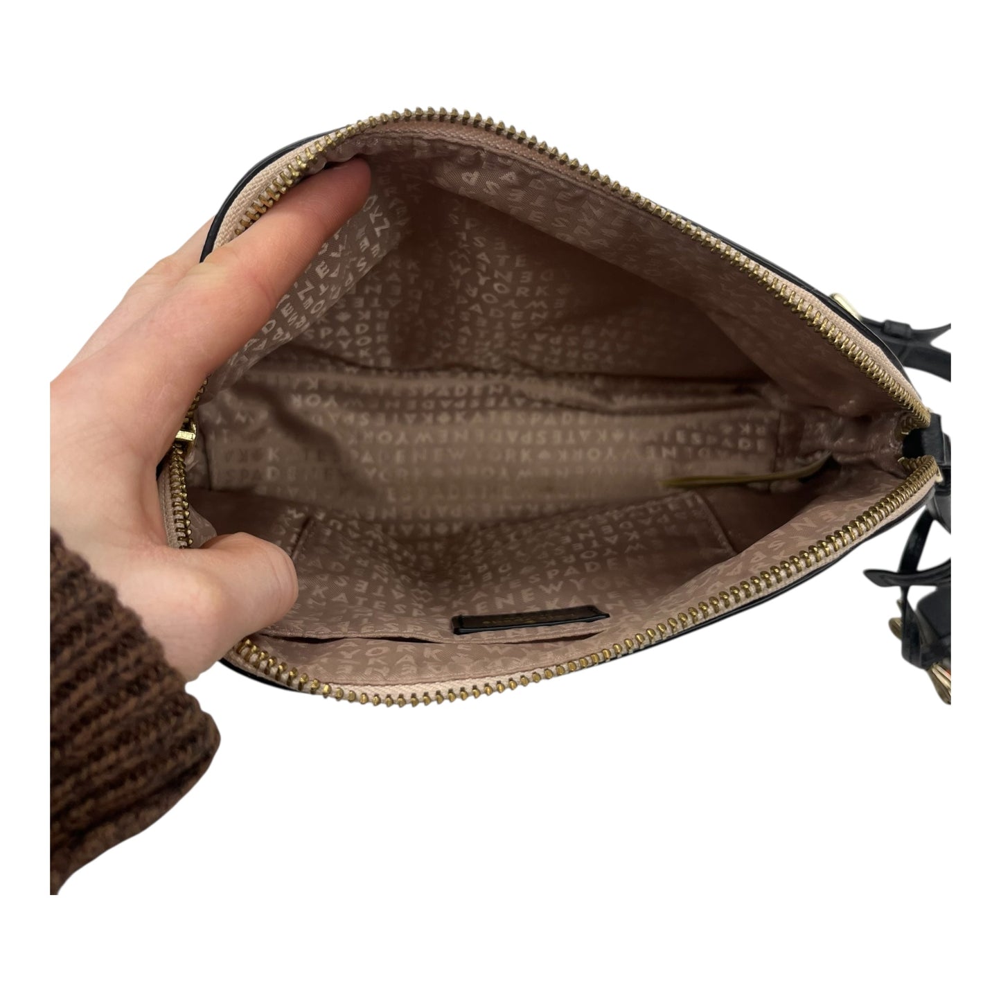 Crossbody Designer By Kate Spade In Plaid Pattern, Size:Small