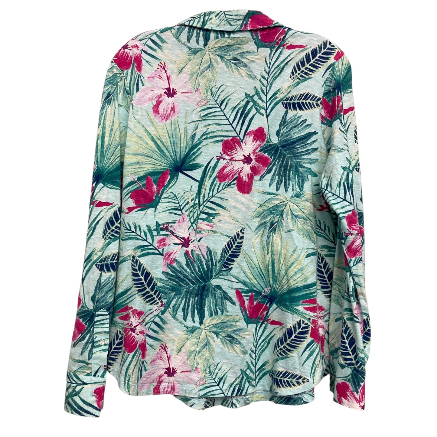 Top Ls By Tommy Bahama In Green & Pink, Size:L