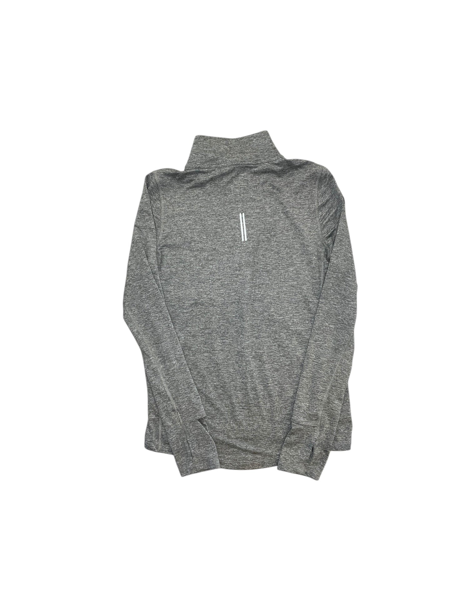 Athletic Top Ls Collar By Nike Apparel In Grey, Size:Xs