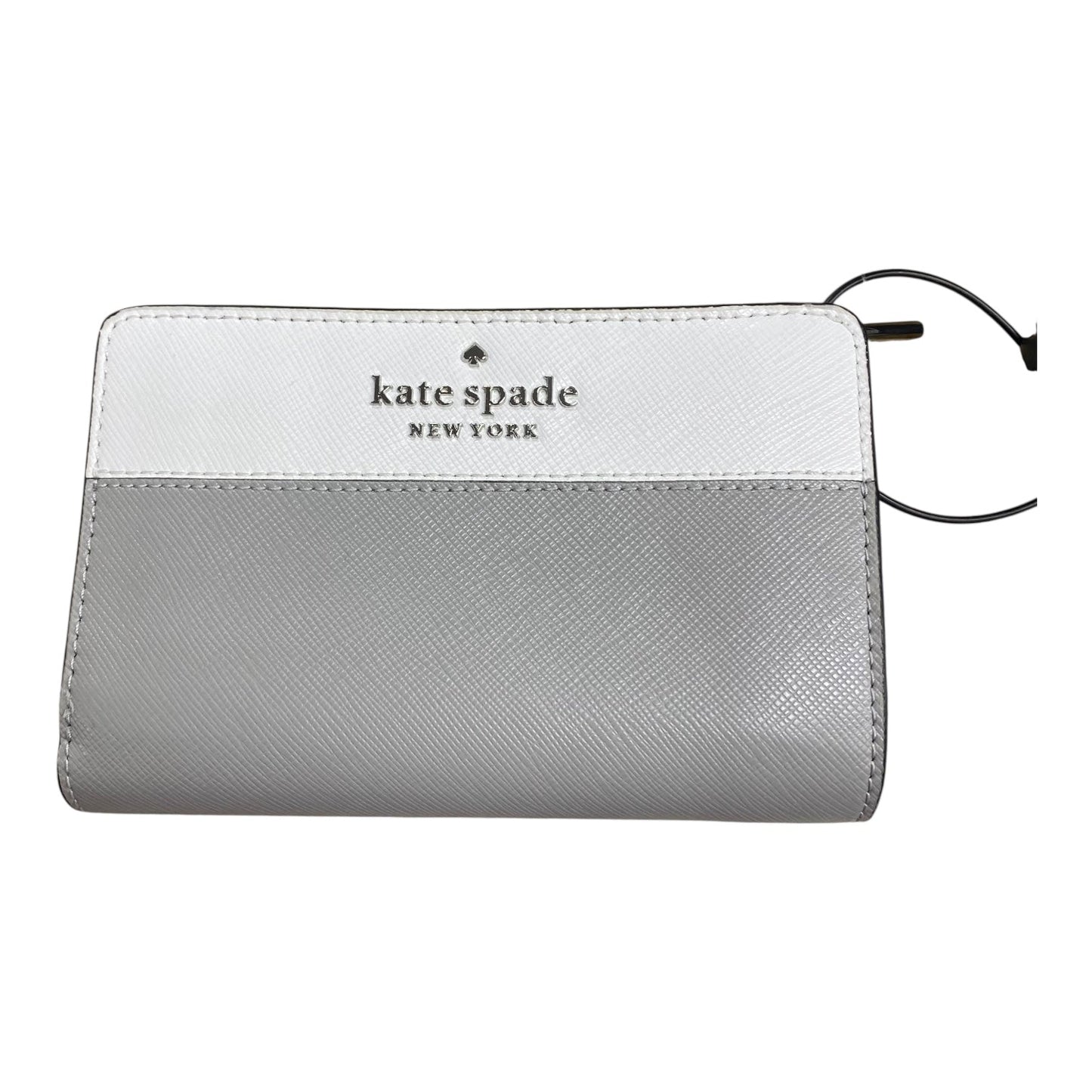 Wallet Designer By Kate Spade In Grey & White, Size:Medium