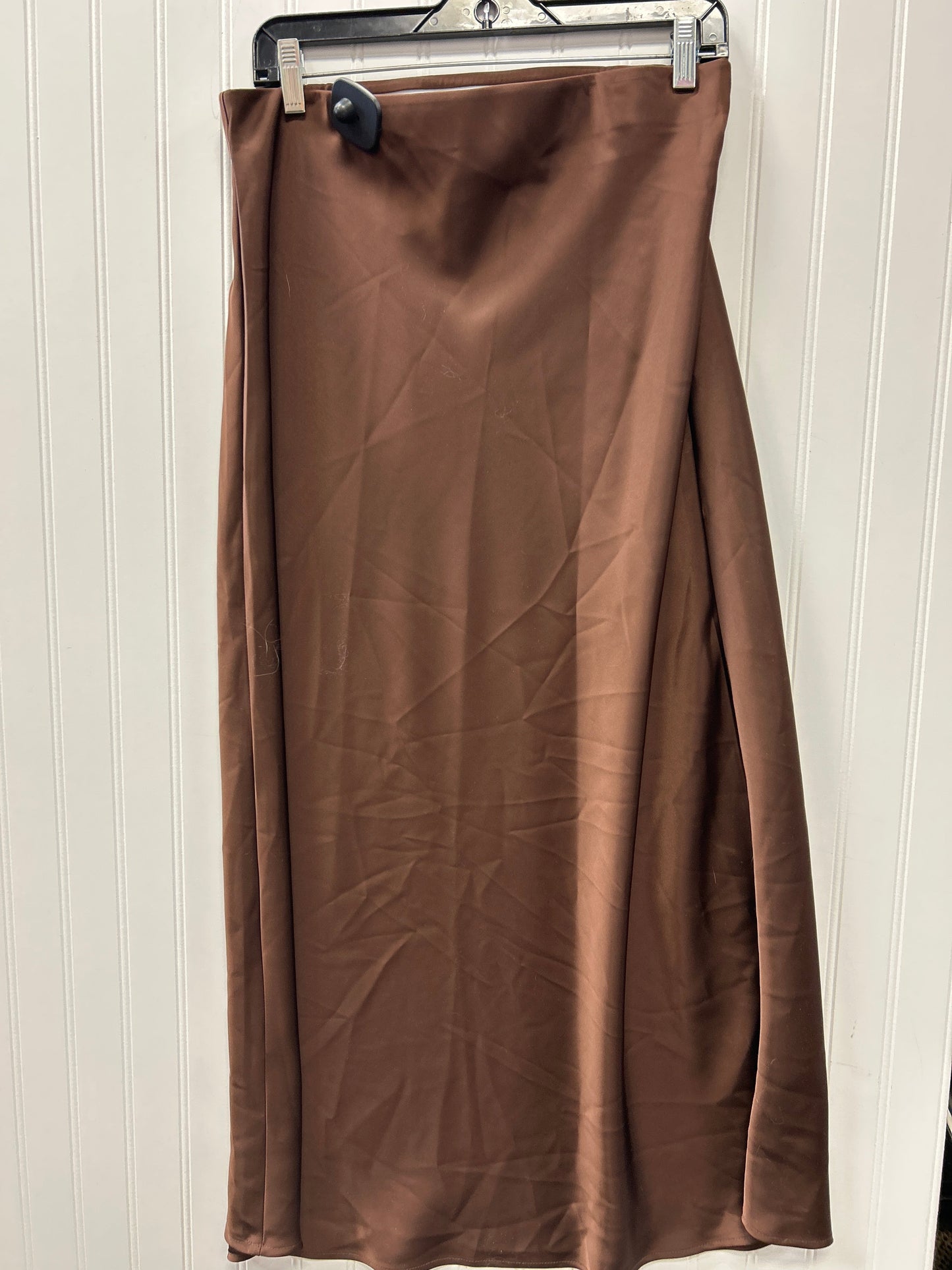 Skirt Maxi By Clothes Mentor In Brown, Size:L