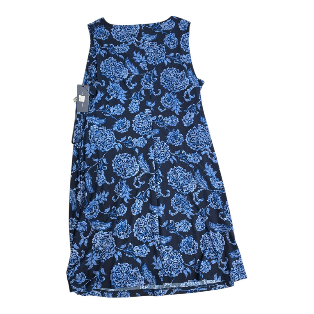 Dress Casual Midi By Tommy Hilfiger In Blue, Size:16