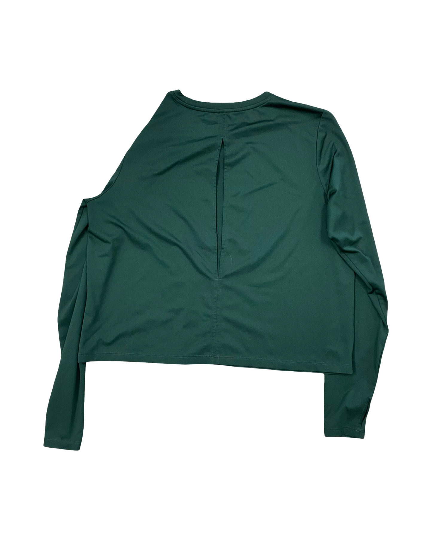 Athletic Top Ls Crewneck By Clothes Mentor In Green, Size:L