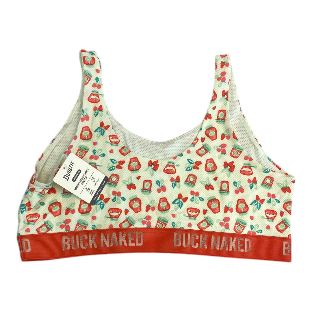 Bralette By Duluth Trading In Green & Red, Size:L