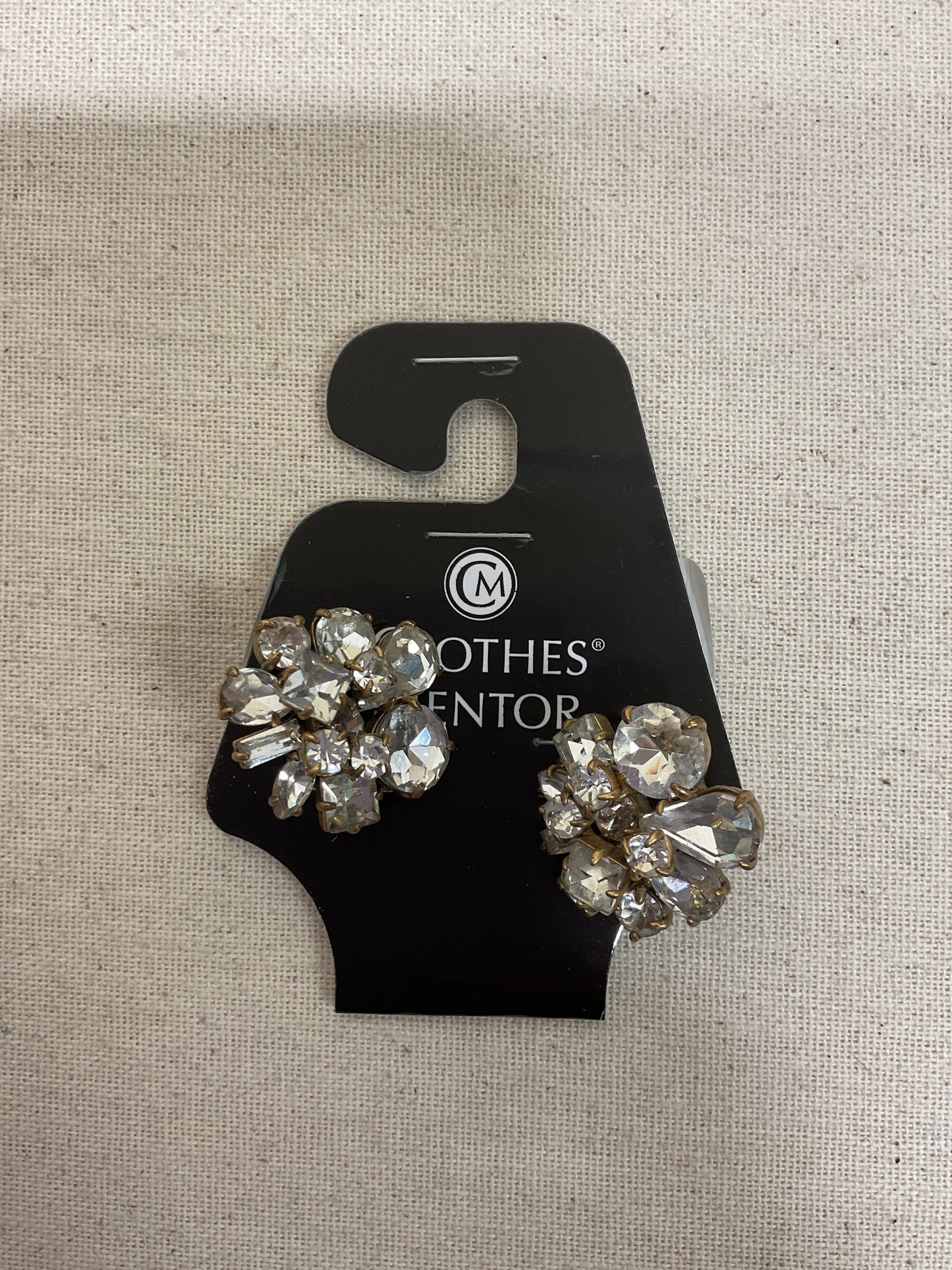 Earrings Hoop By Clothes Mentor In Clear