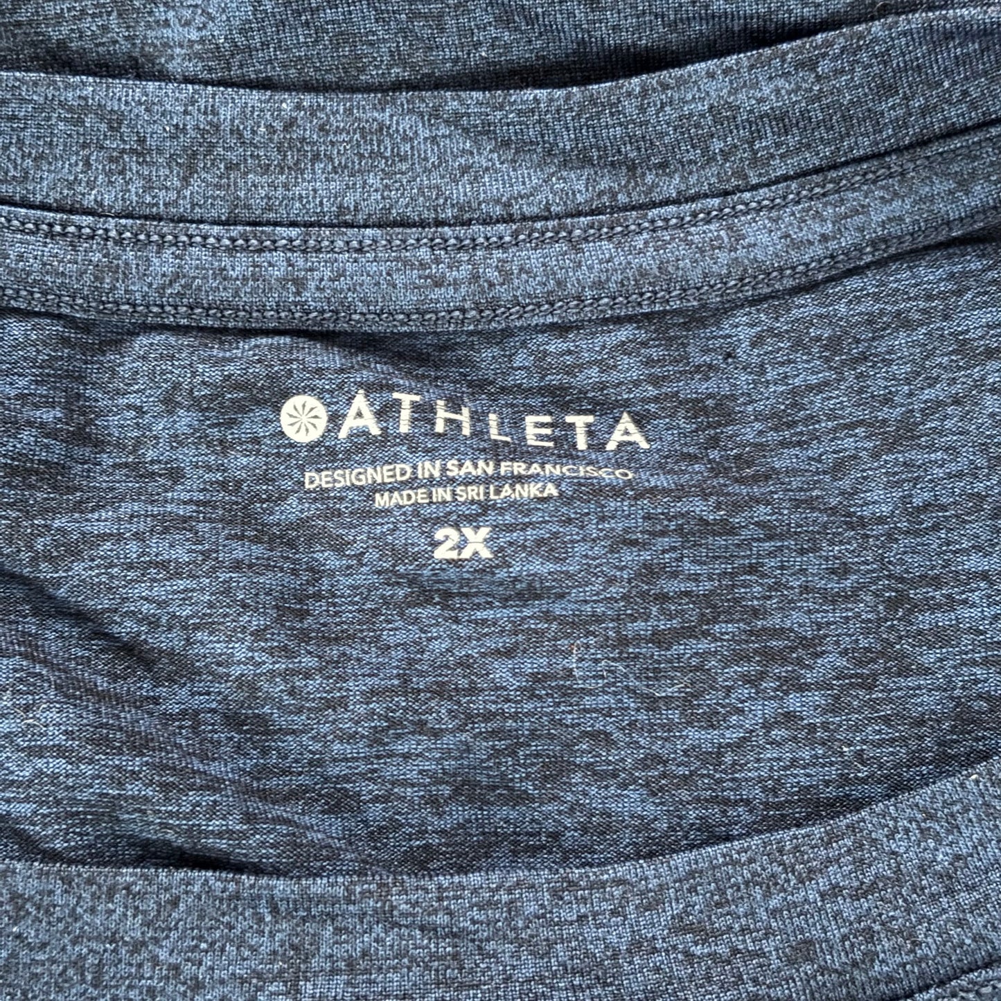 Athletic Tank Top By Athleta In Navy, Size: 2x