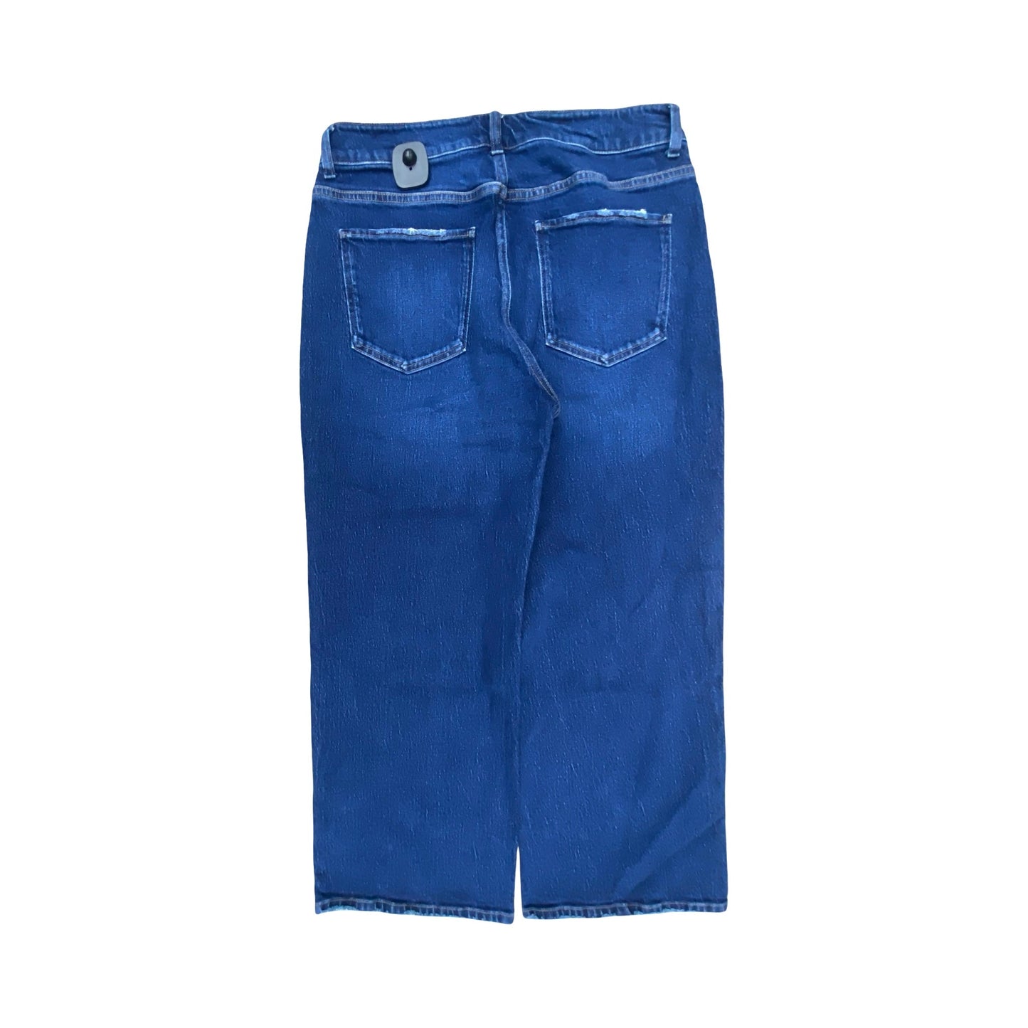 Jeans Wide Leg By Quince In Blue Denim, Size:14