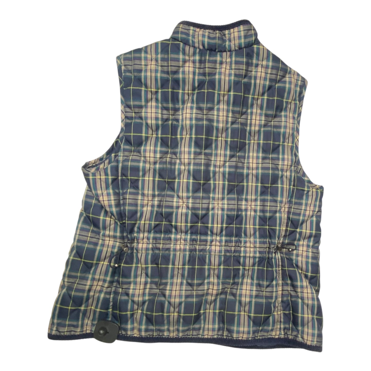 Vest Puffer & Quilted By Croft And Barrow In Plaid Pattern, Size:Xl