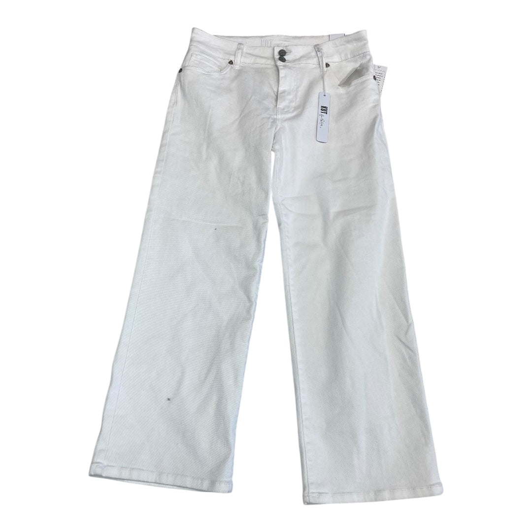 Jeans Cropped By Kut In White, Size:8