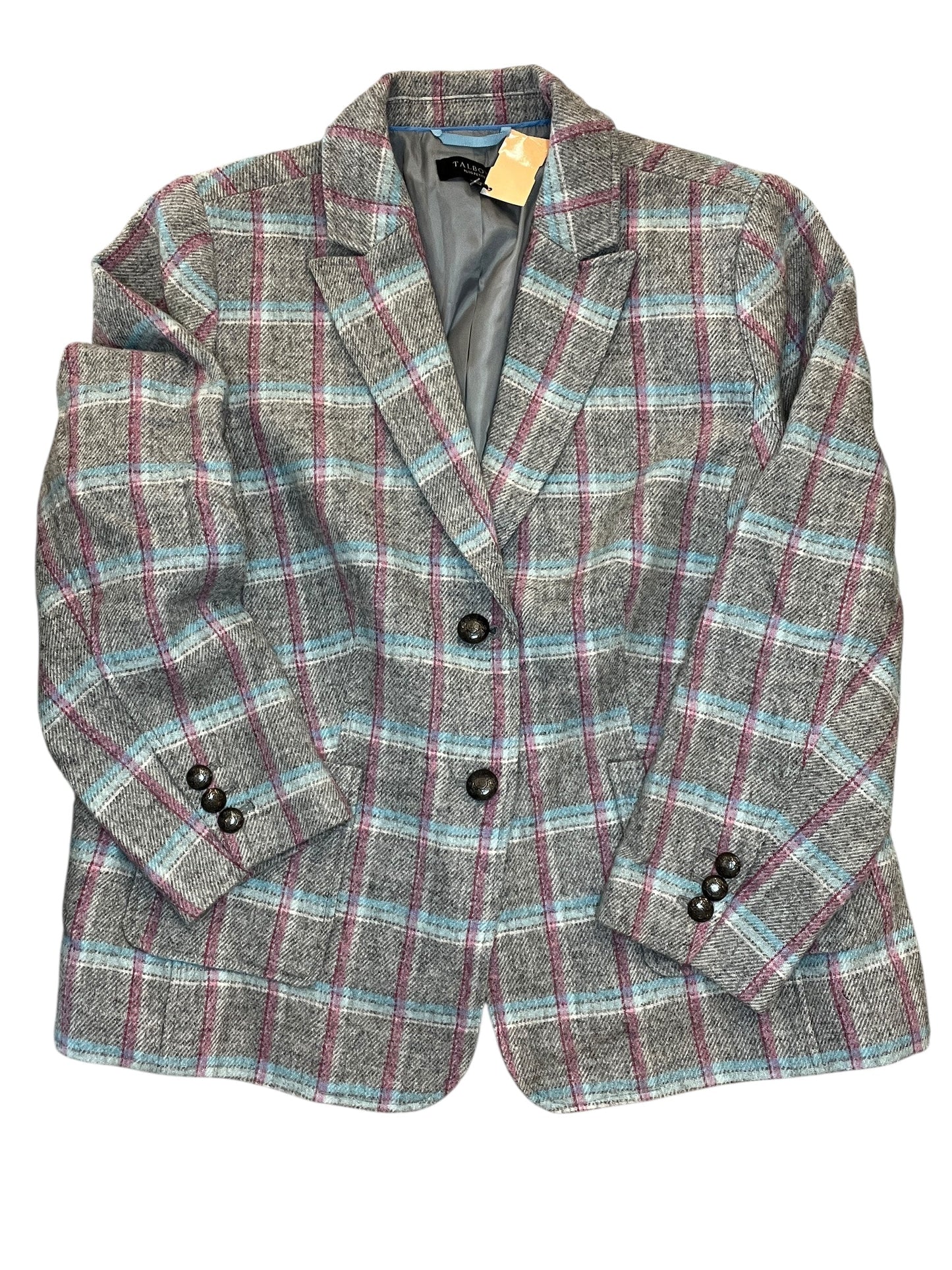 Blazer By Talbots In Grey, Size:Xxl