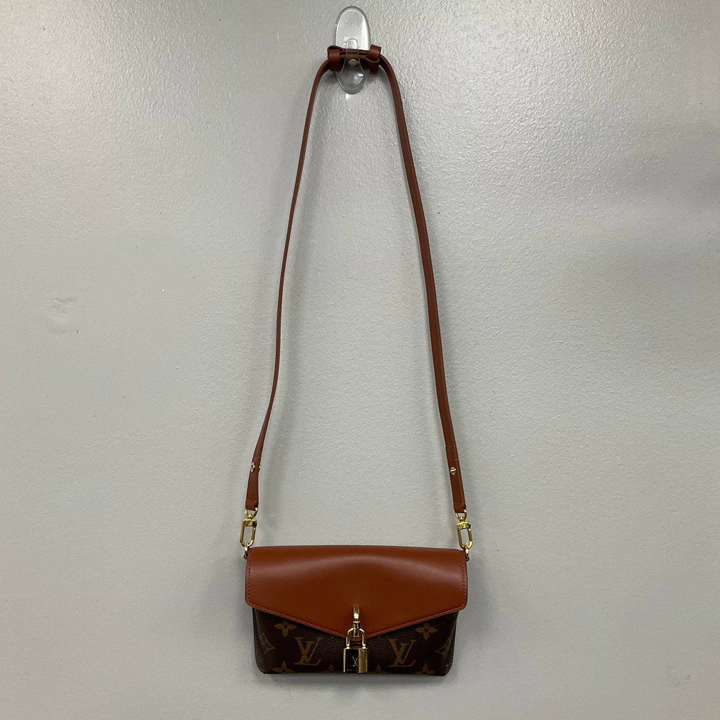 Padlock On Strap By Louis Vuitton In Brown, Size:Small
