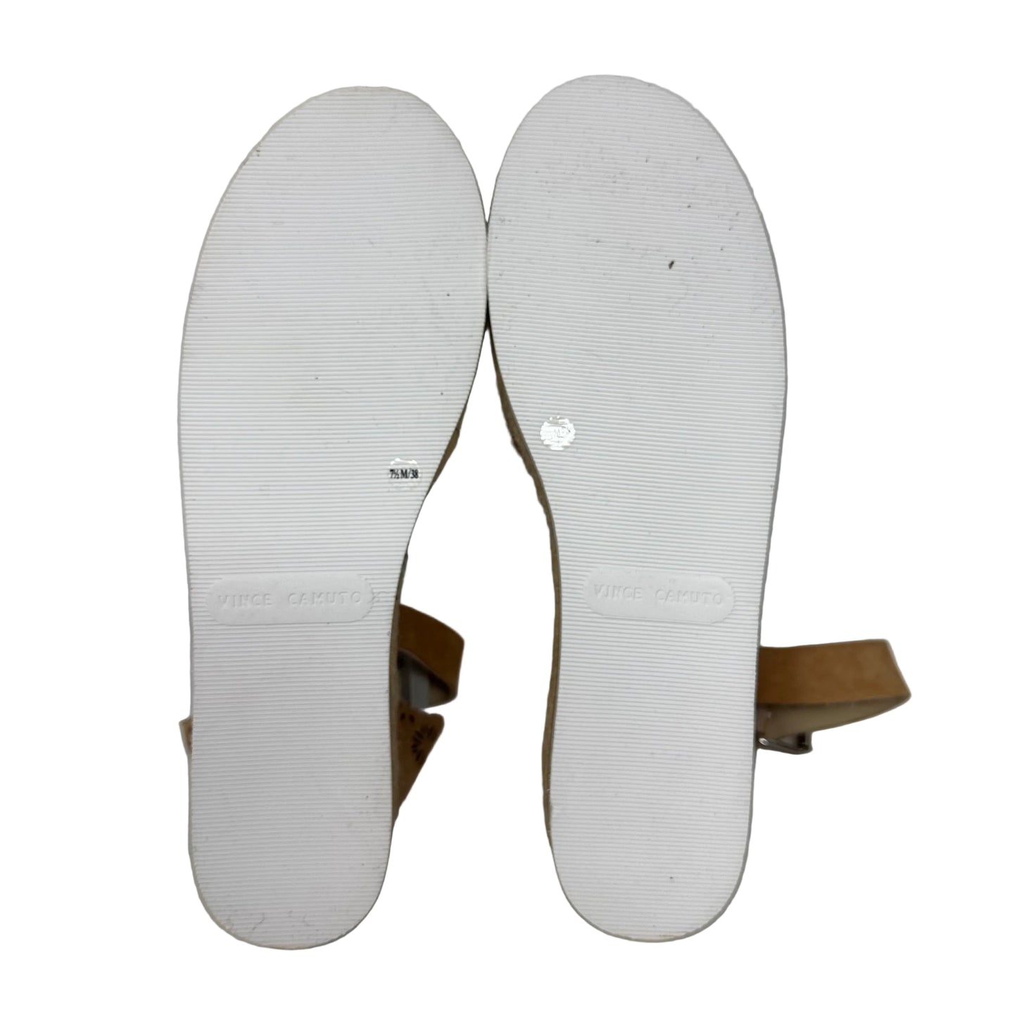 Platform Espadrille Shoes Flats By Vince Camuto In Tan, Size: 7.5