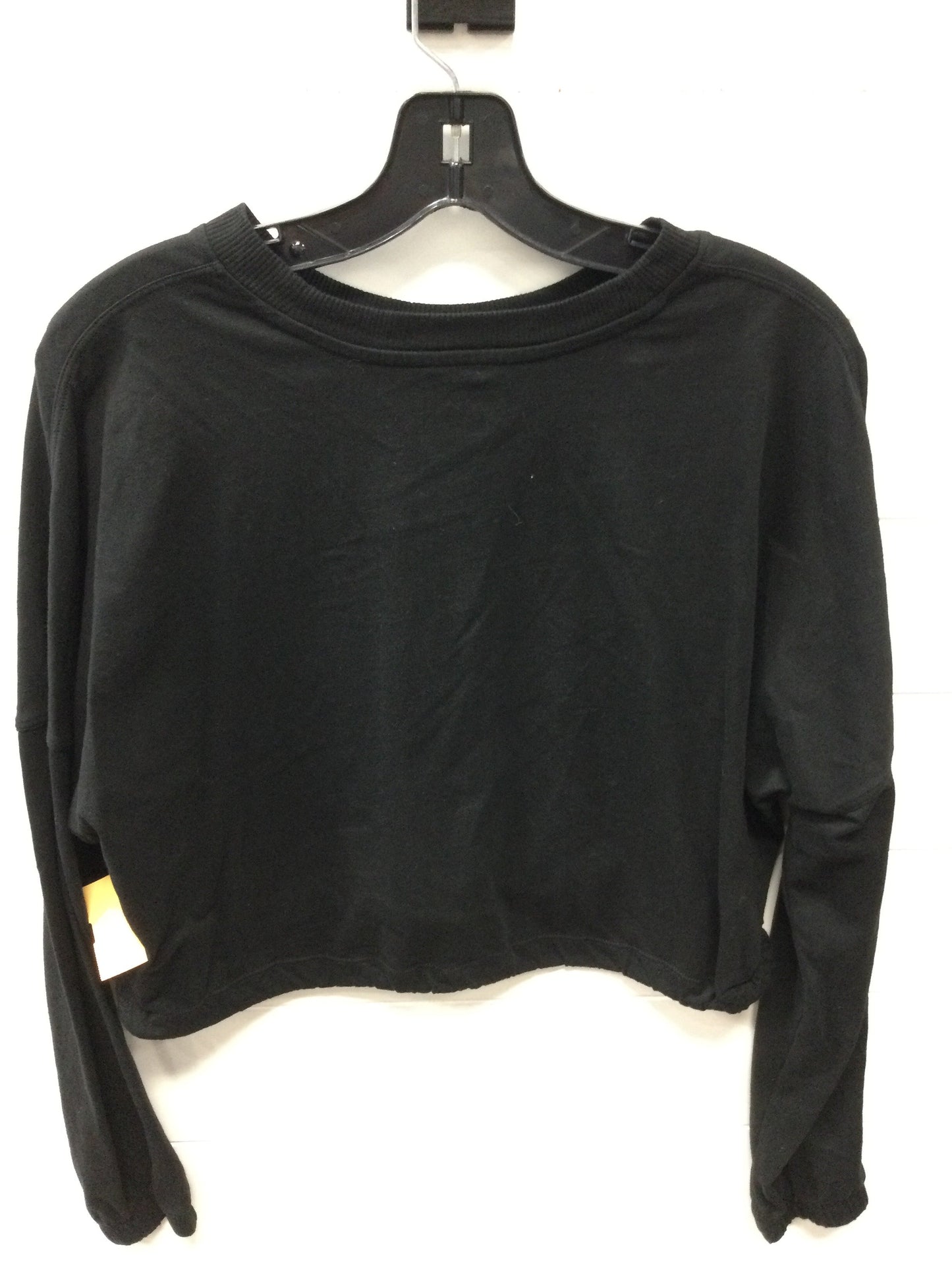 Athletic Top Ls Crewneck By Calvin Klein Performance In Black, Size:M