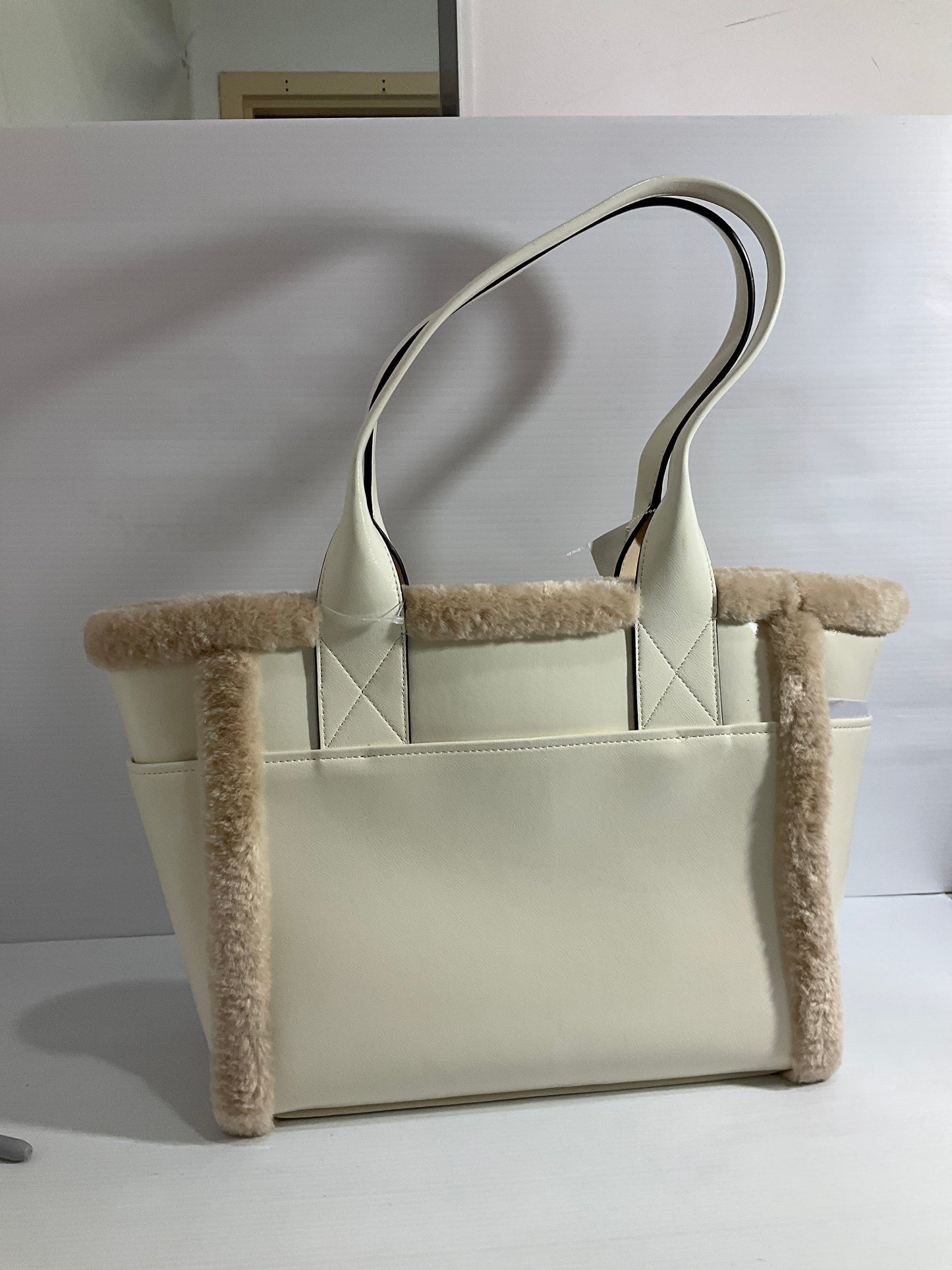 Handbag Designer By Kate Spade In White, Size:Large