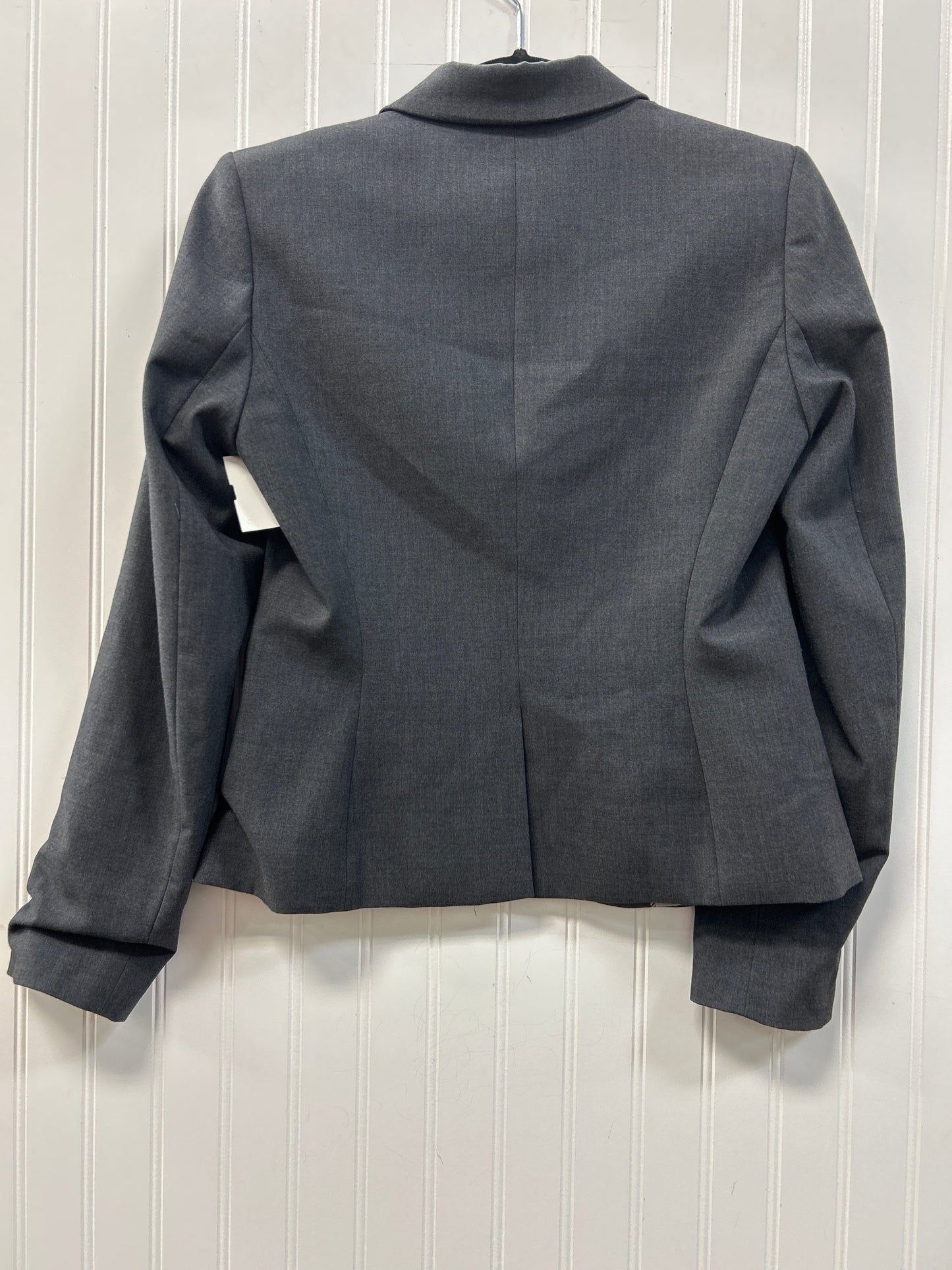 Blazer By Calvin Klein In Grey, Size:2