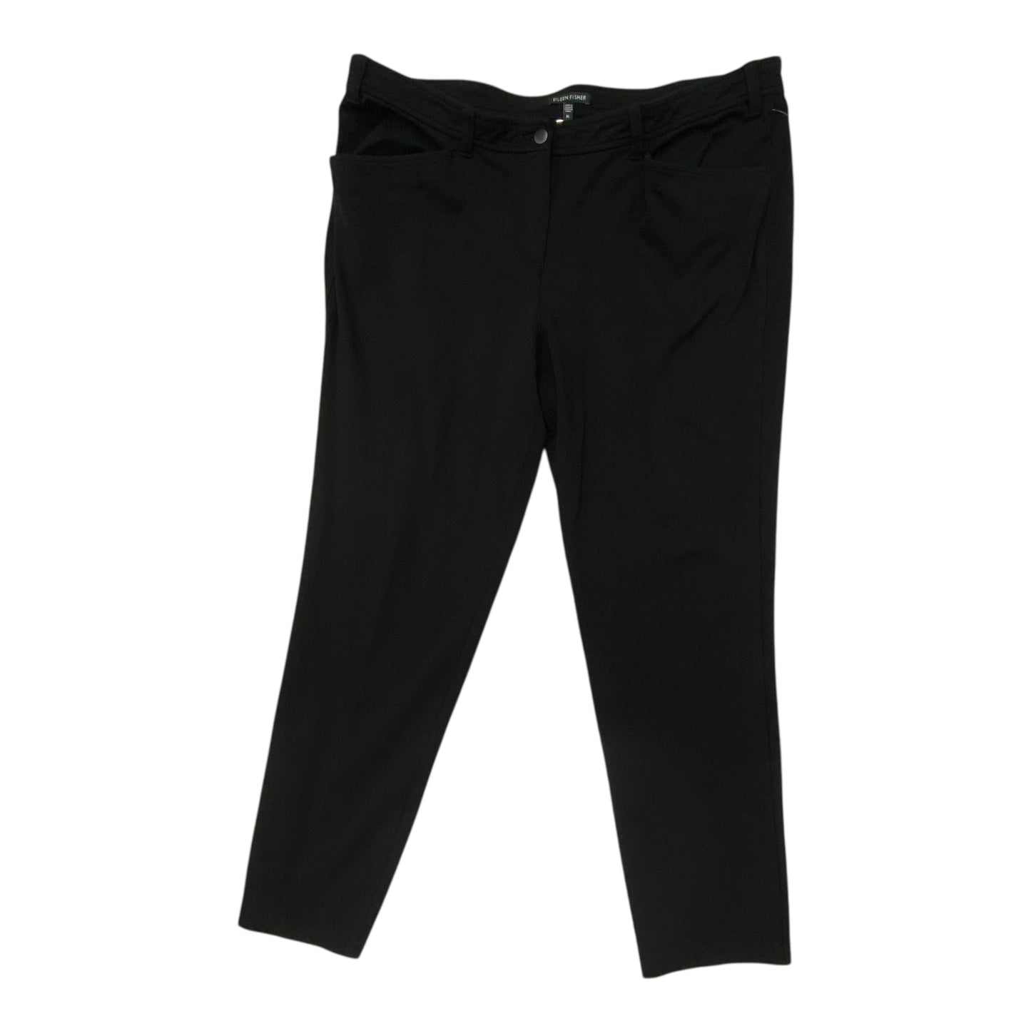 Pants Designer By Eileen Fisher In Black, Size:Xl