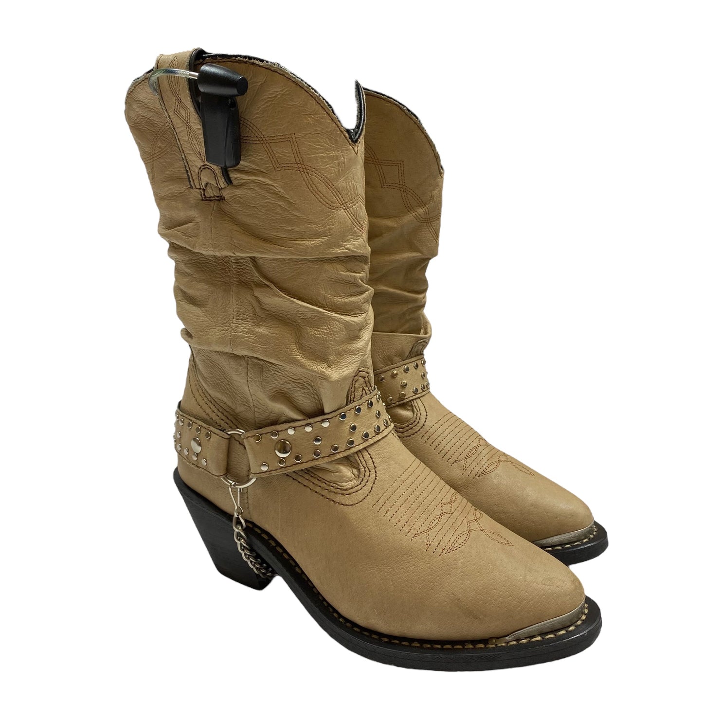 Boots Western By Clothes Mentor In Tan, Size:6