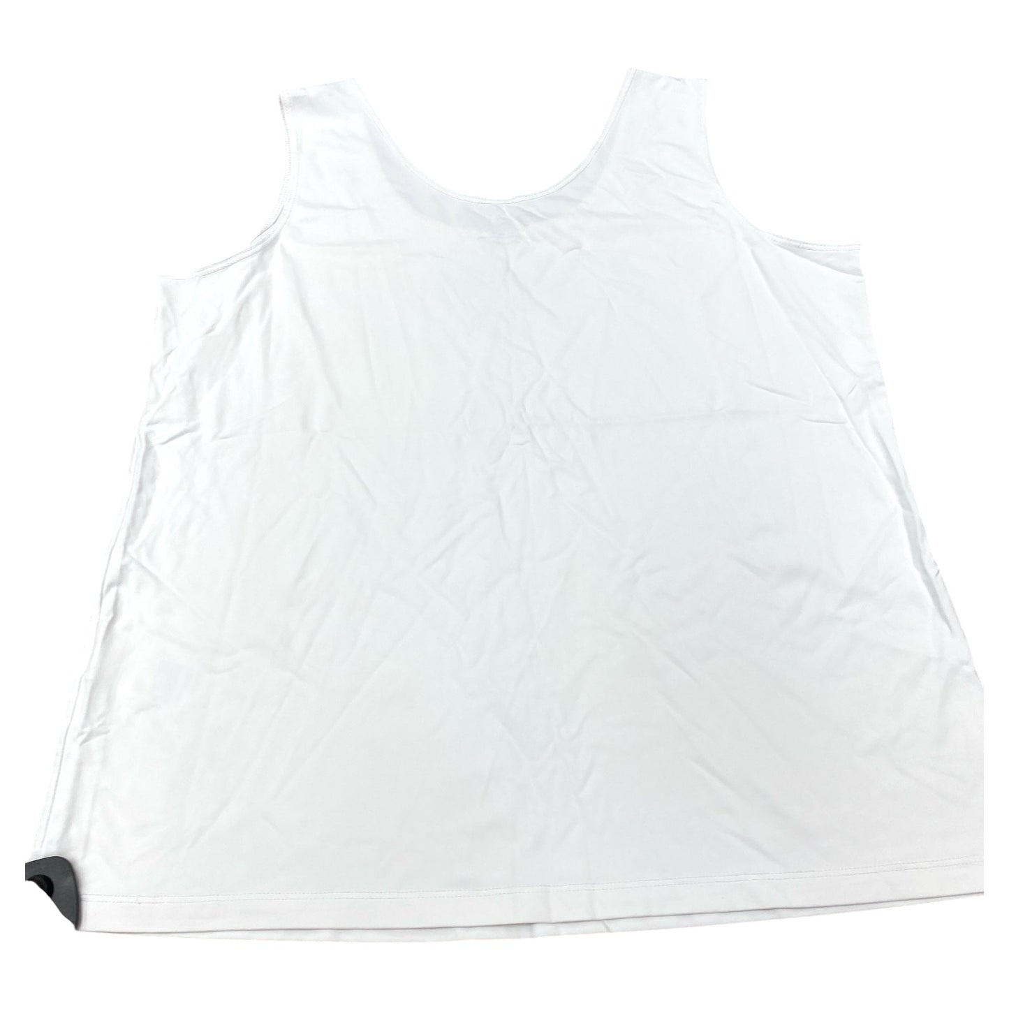 Top Sleeveless Basic By Chicos In White, Size:Xl