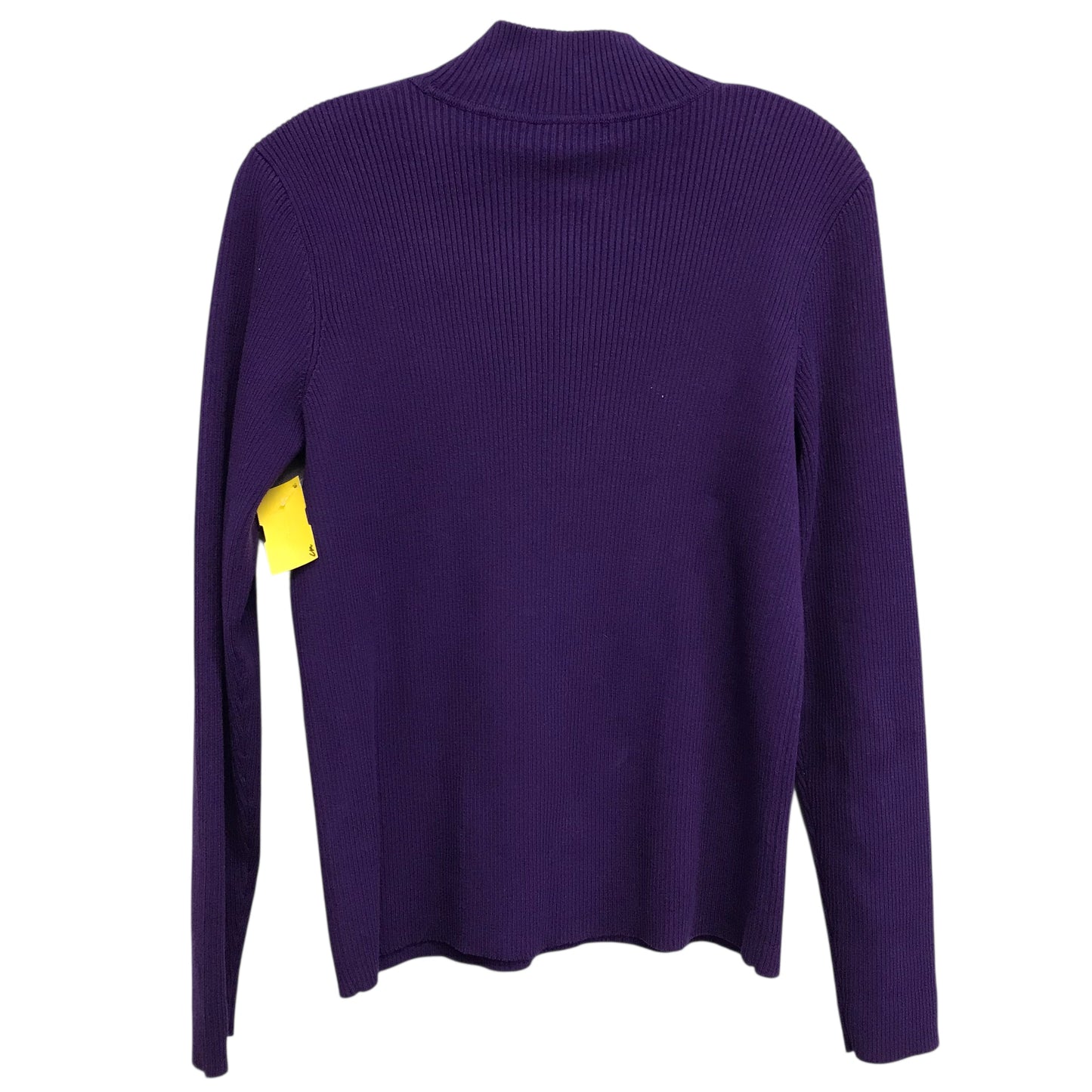 Sweater By Lauren By Ralph Lauren In Purple, Size:L