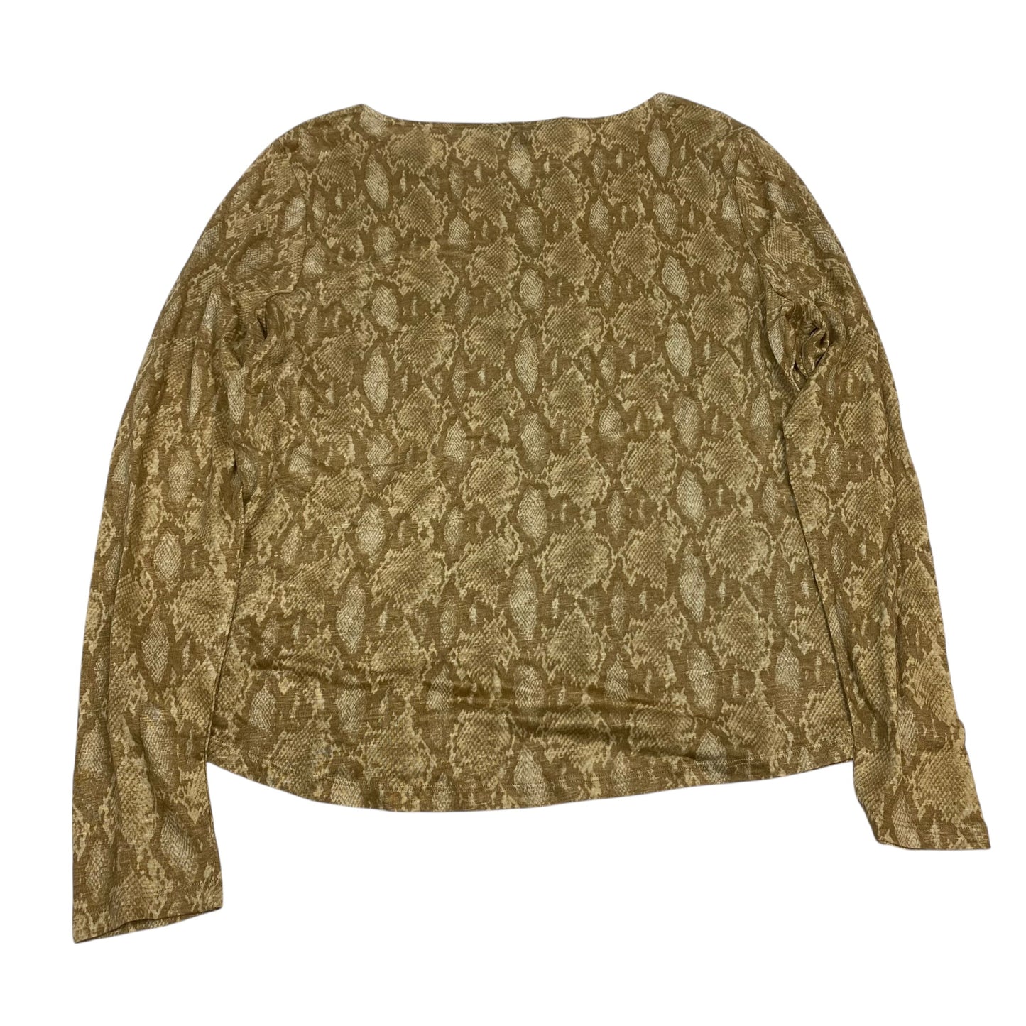 Top Ls By Lauren By Ralph Lauren In Brown, Size:Xl