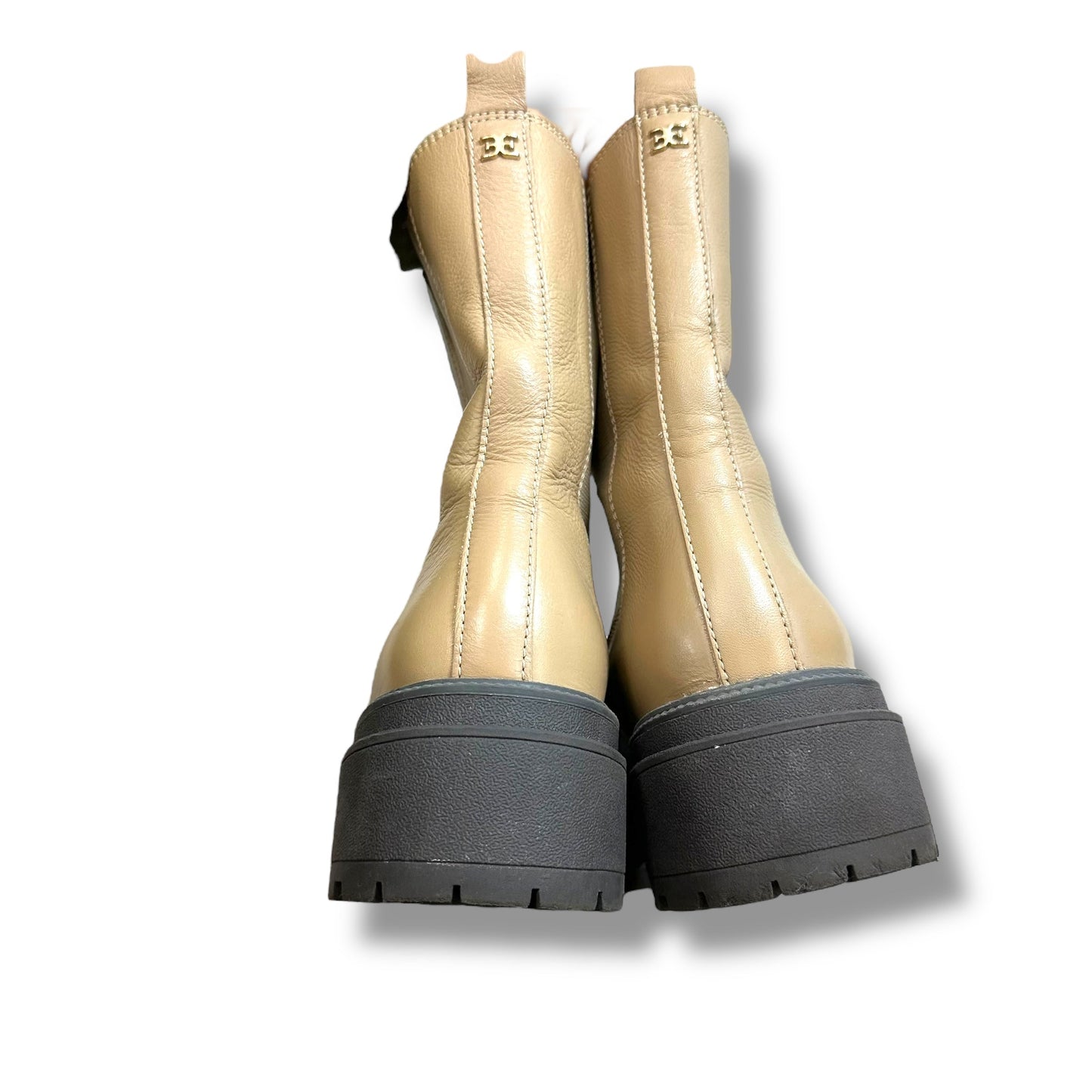 Boots Ankle Flats By Sam Edelman In Beige, Size: 8