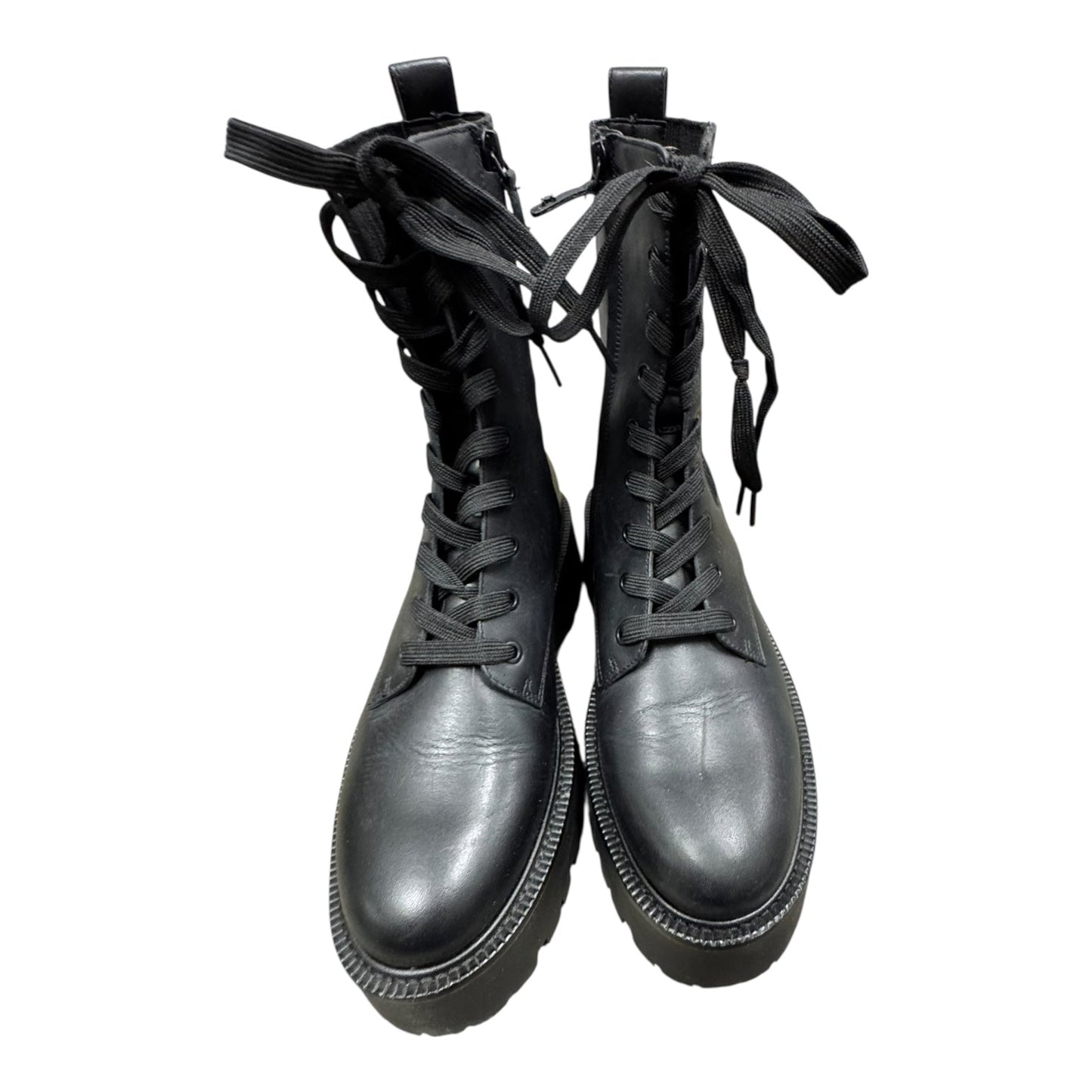 Boots Mid-Calf Heels By Sam Edelman In Black, Size:8