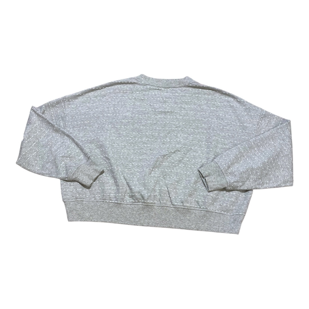 Sweatshirt Crewneck By American Eagle In Grey & White, Size:Xs