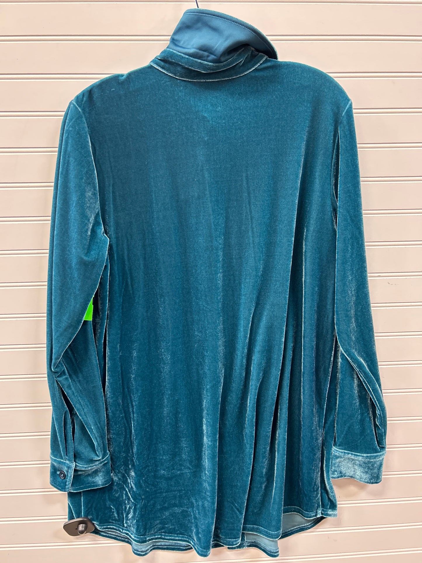 Blouse Ls By Soft Surroundings In Blue, Size:S