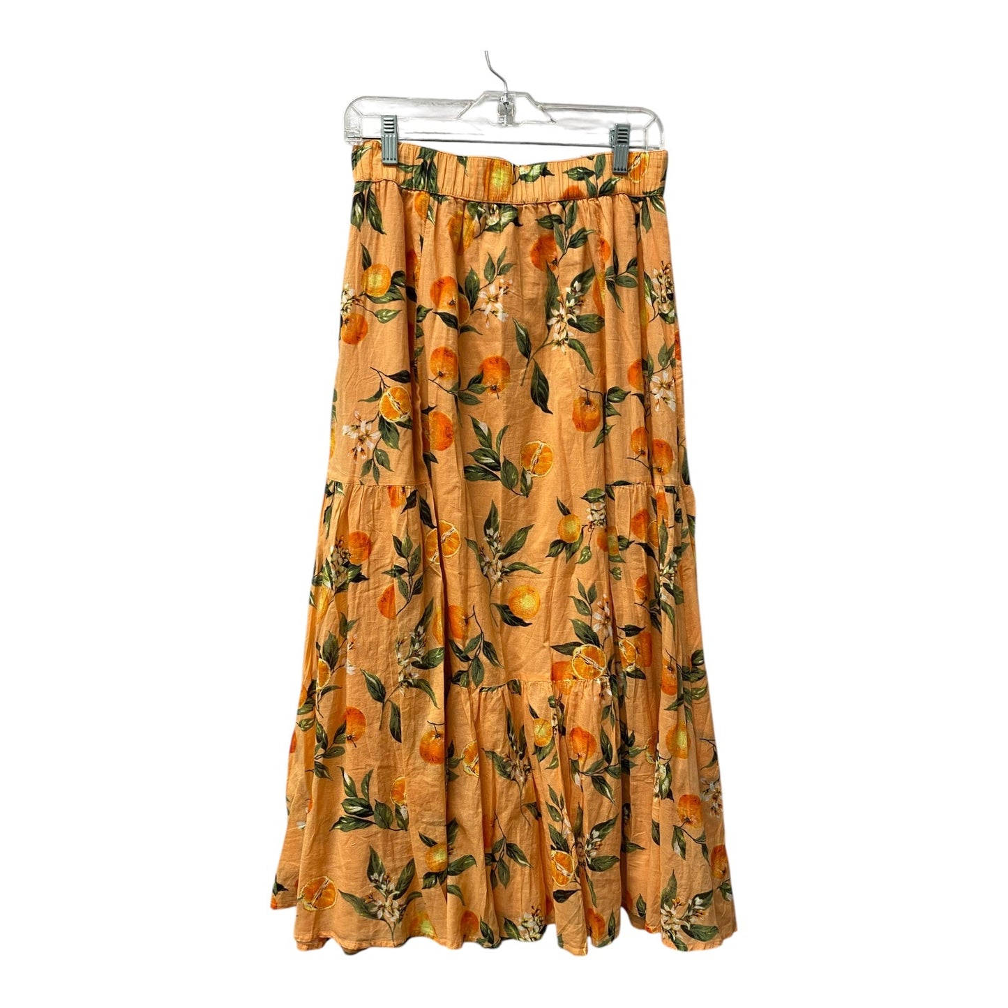 Skirt Maxi By Loft In Orange, Size:4