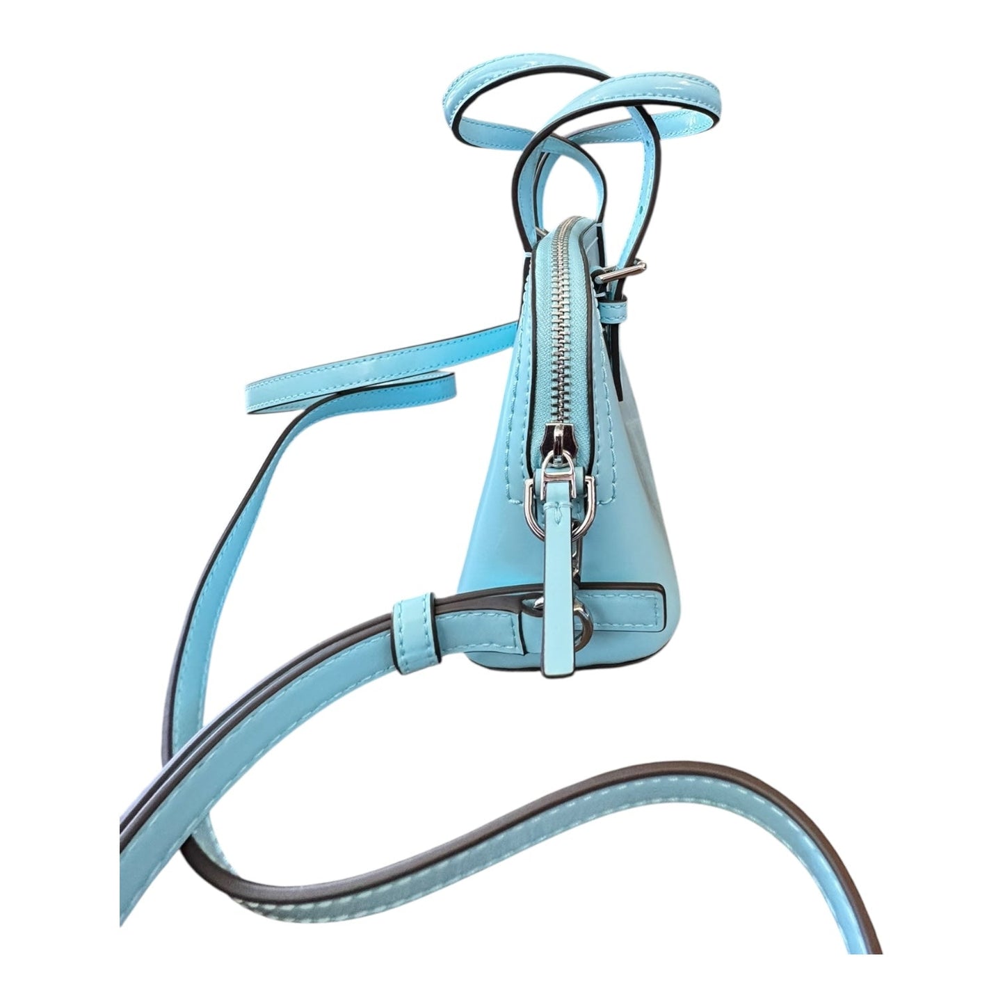 Handbag Designer By Tory Burch In Baby Blue, Size:Small