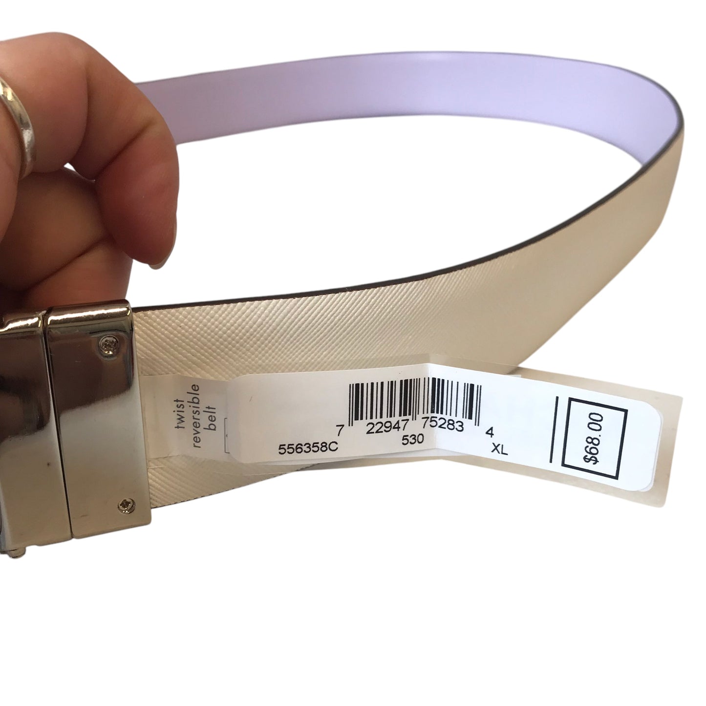 Belt Designer By Michael Kors In Purple, Size:Xlarge
