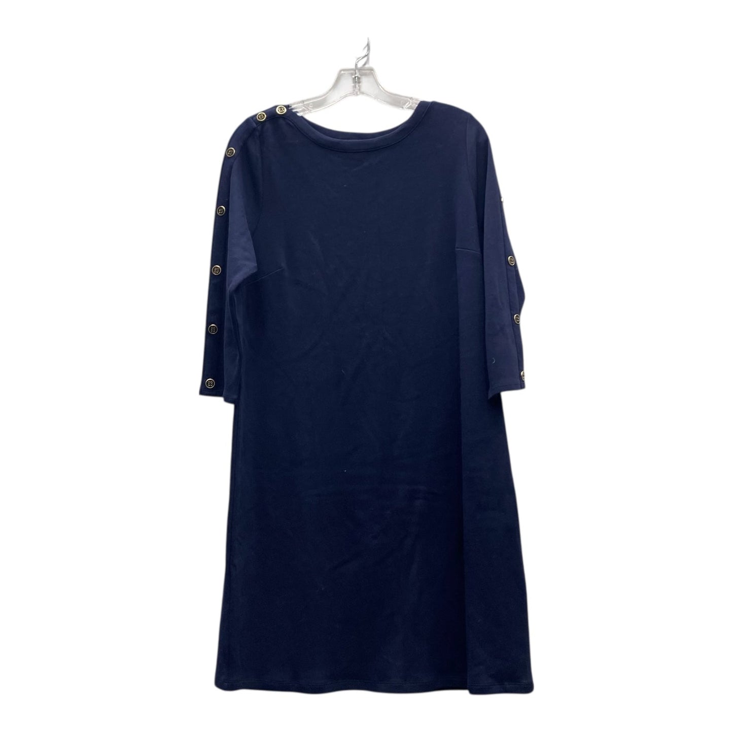 Dress Work By Talbots In Blue, Size:Lp