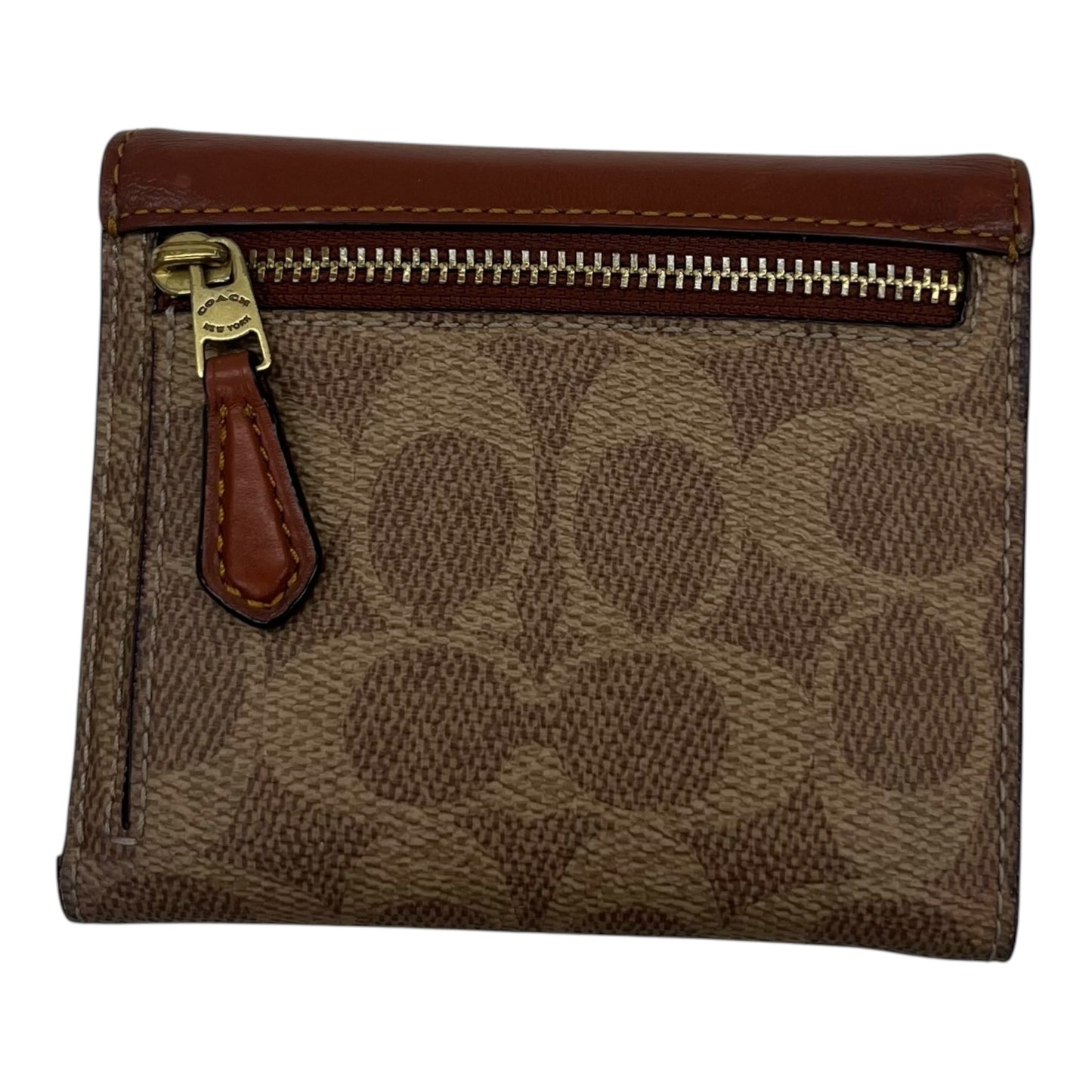Id/Card Holder Designer By Coach In Brown