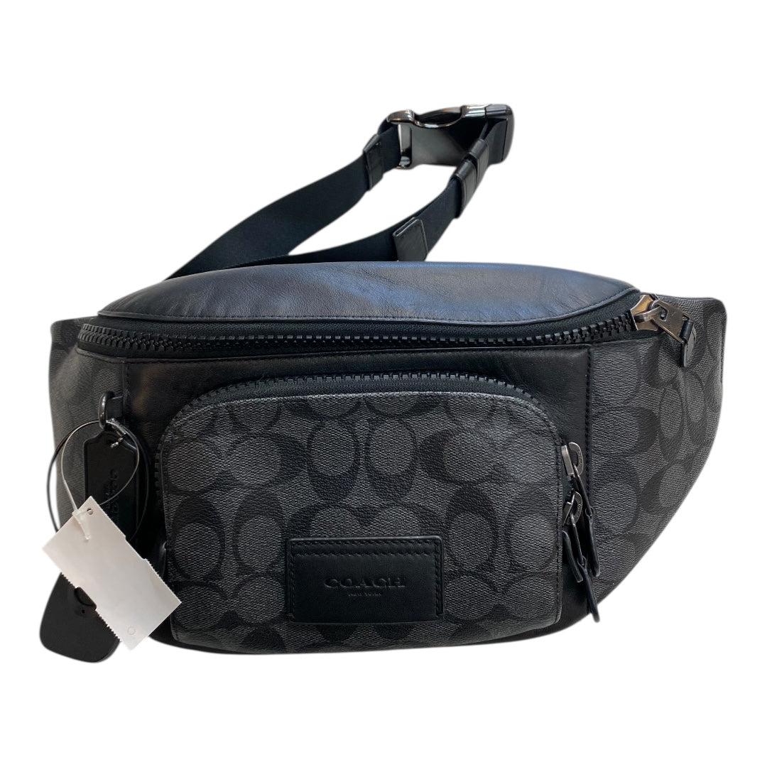 Belt Designer By Coach In Black & Grey