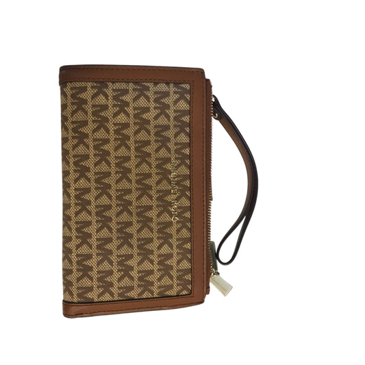 Wristlet Designer By Michael Kors In Brown, Size:Medium
