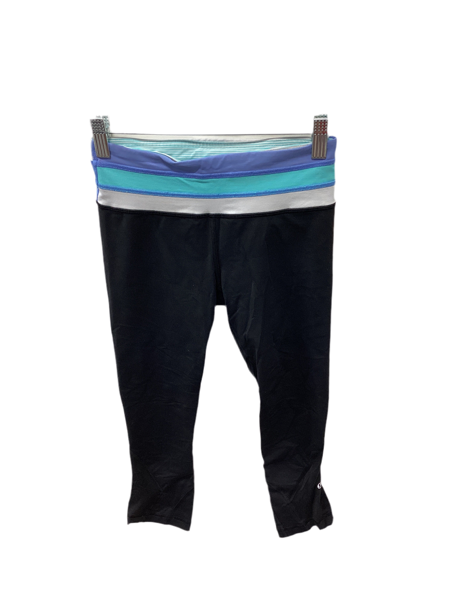 Athletic Leggings Capris By Lululemon In Black, Size:2