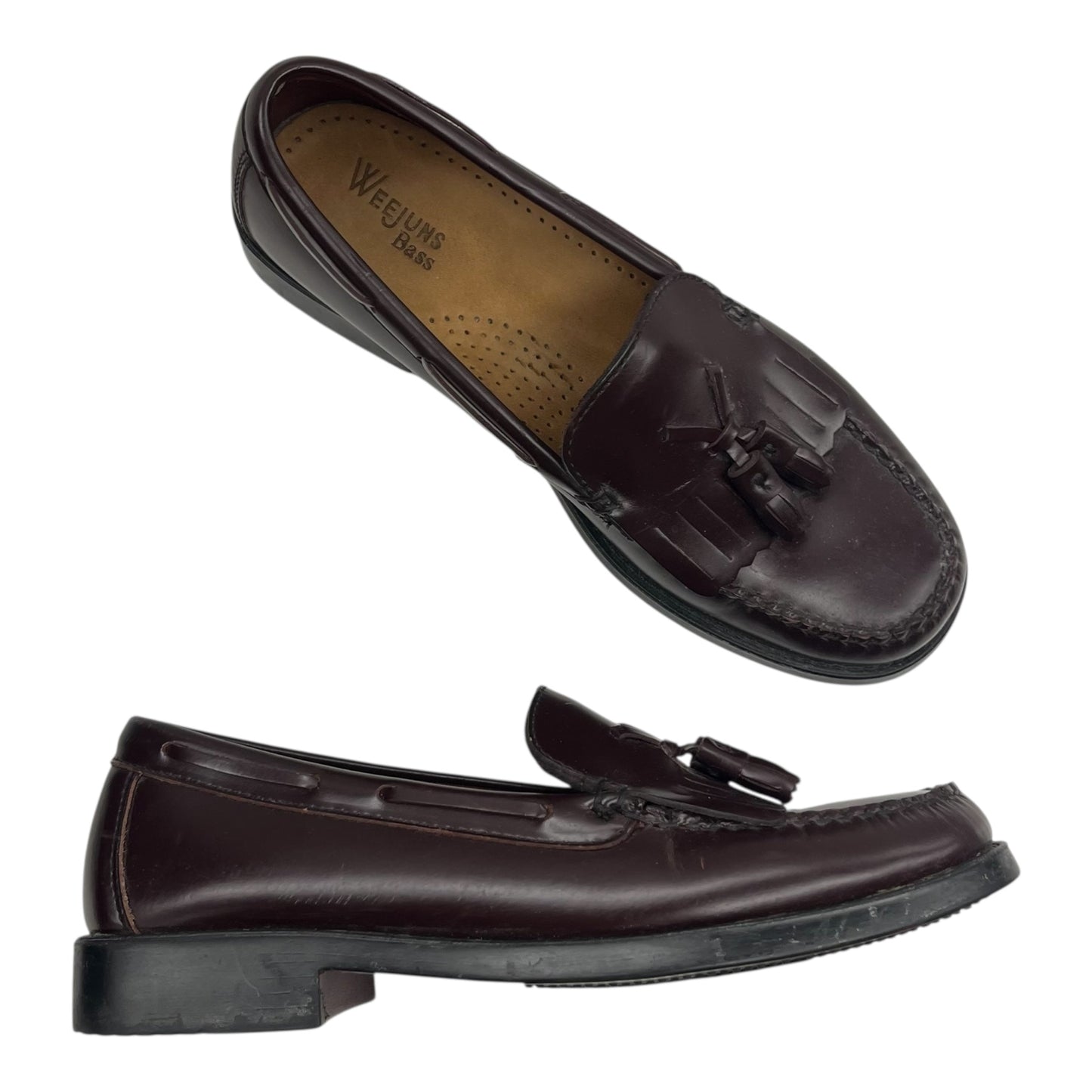 Shoes Flats By Bass In Maroon, Size:9