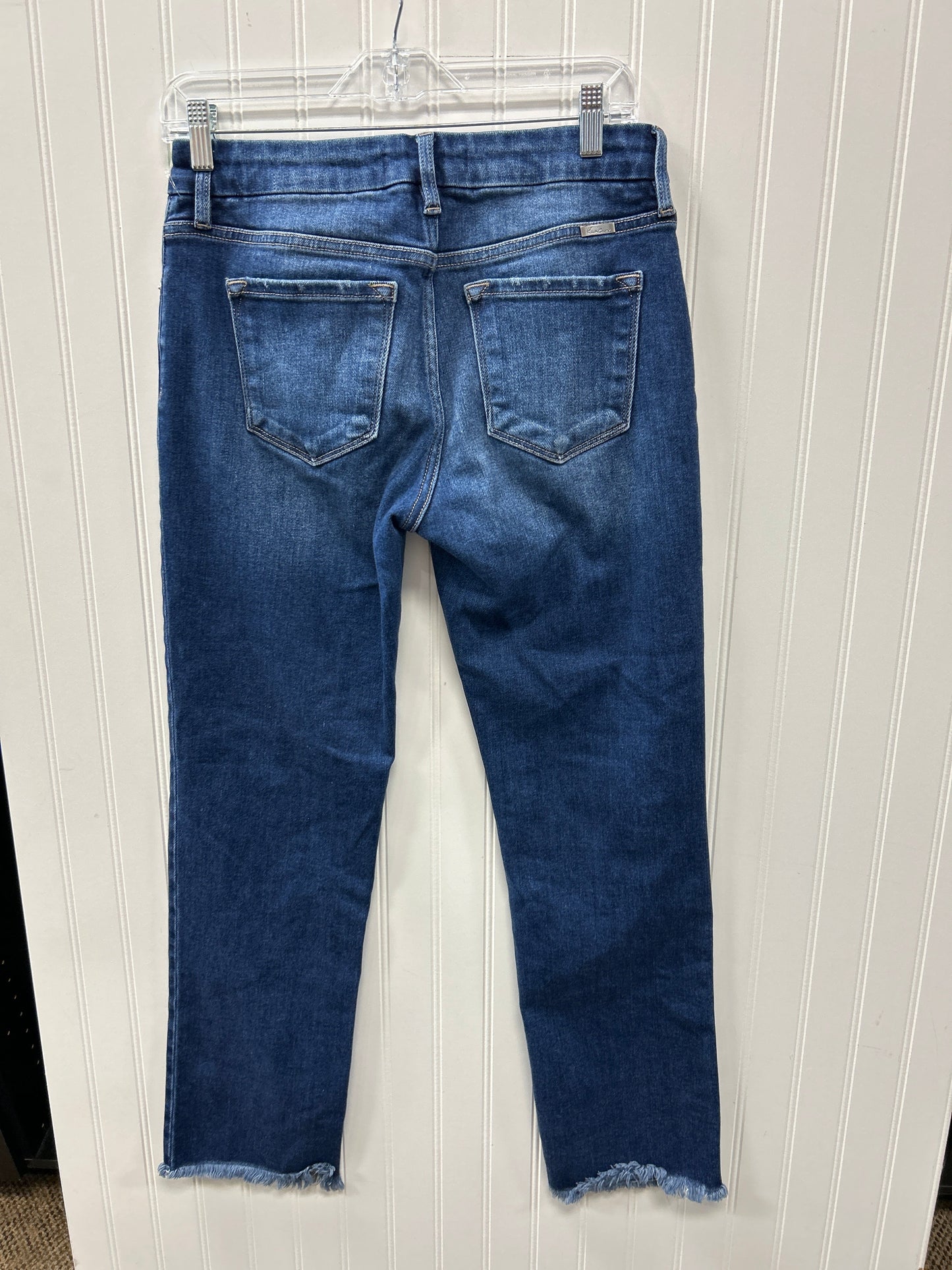 Jeans Straight By Kancan In Blue Denim, Size:6