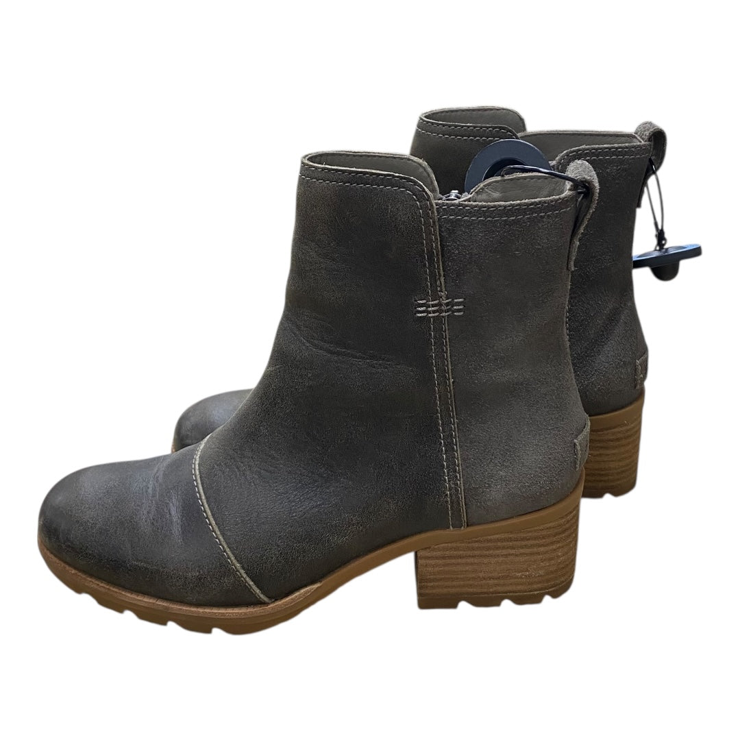 Boots Designer By Sorel In Green, Size:8.5