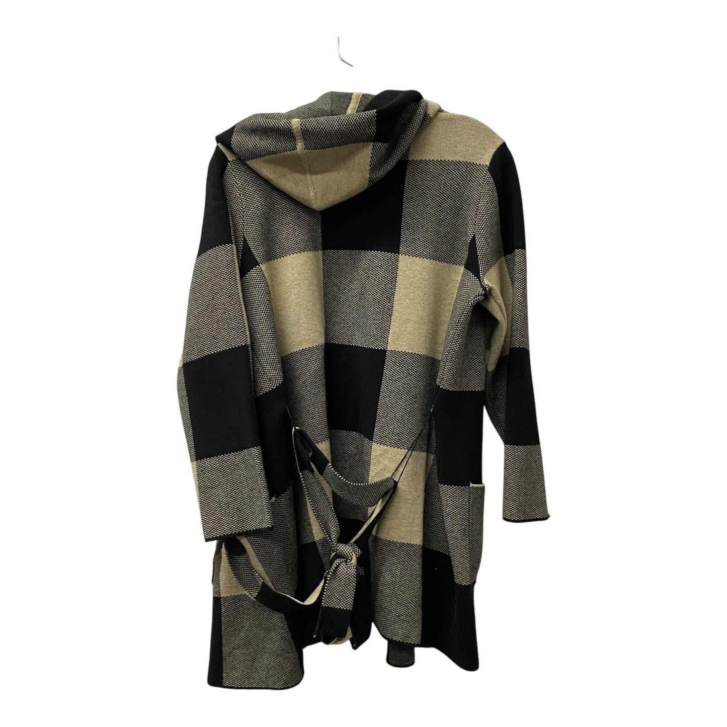 Cardigan By Rachel Zoe In Black & Brown, Size:1X