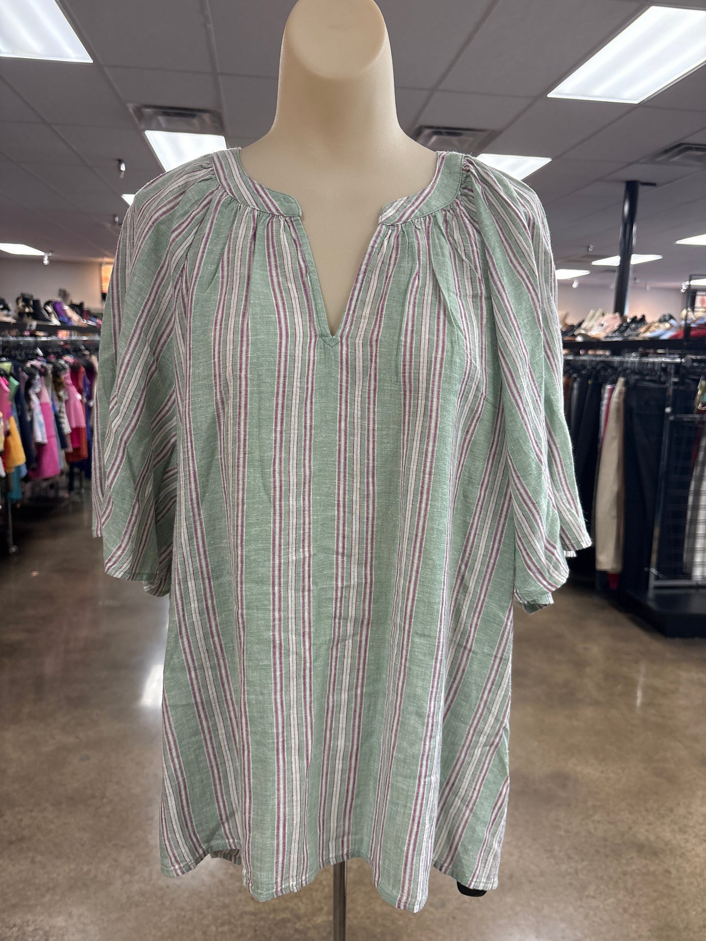 Top Ss By Wonderly In Green, Size:Xxl