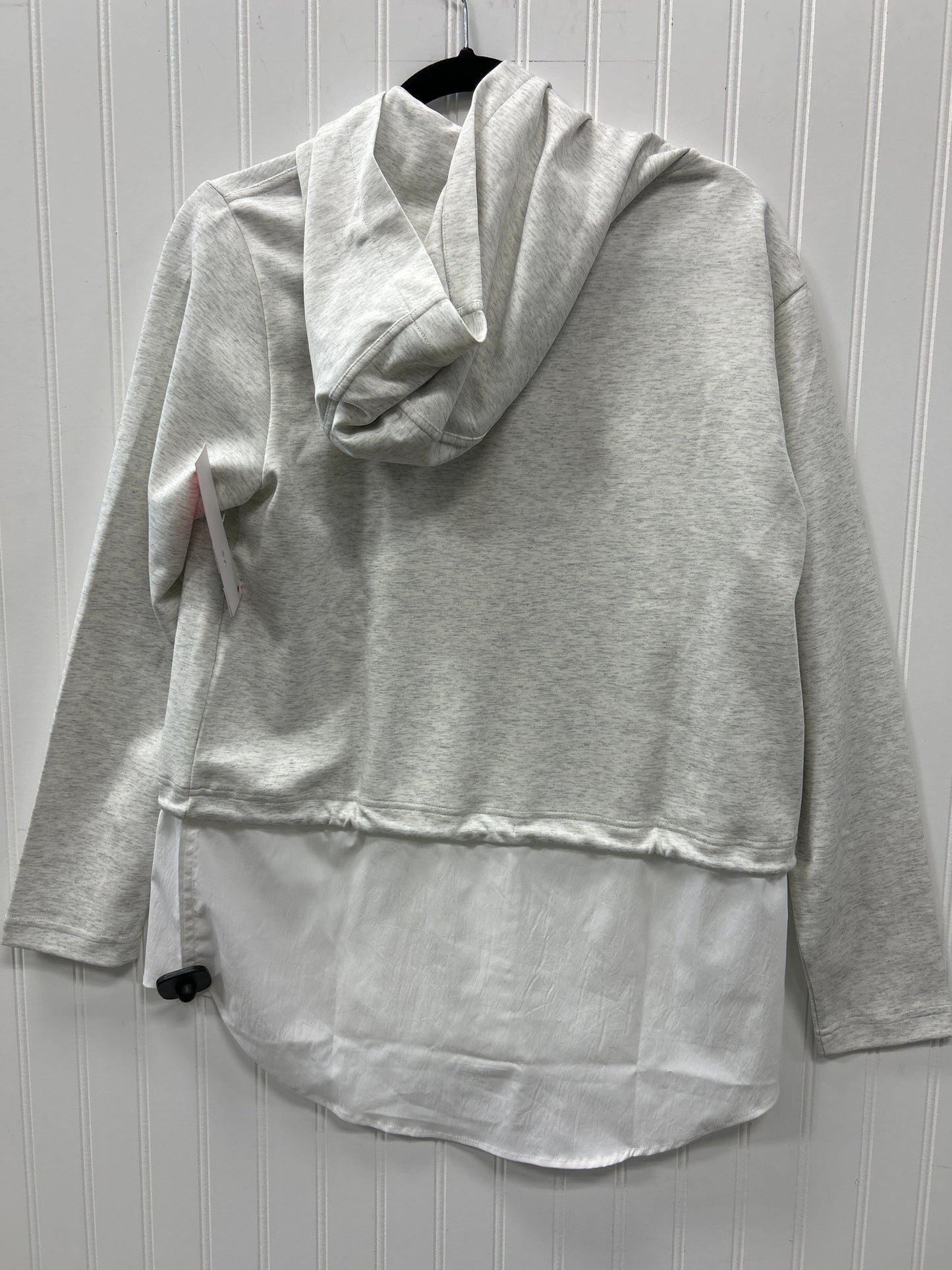 Athletic Top Ls Collar By Athleta In Grey, Size:M