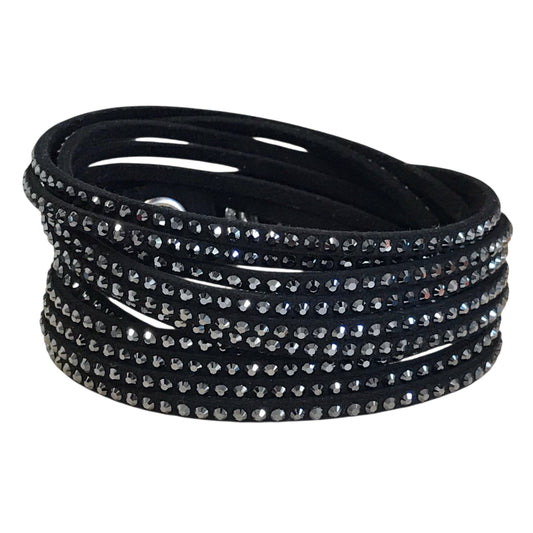 Bracelet Designer By Swarovski In Black