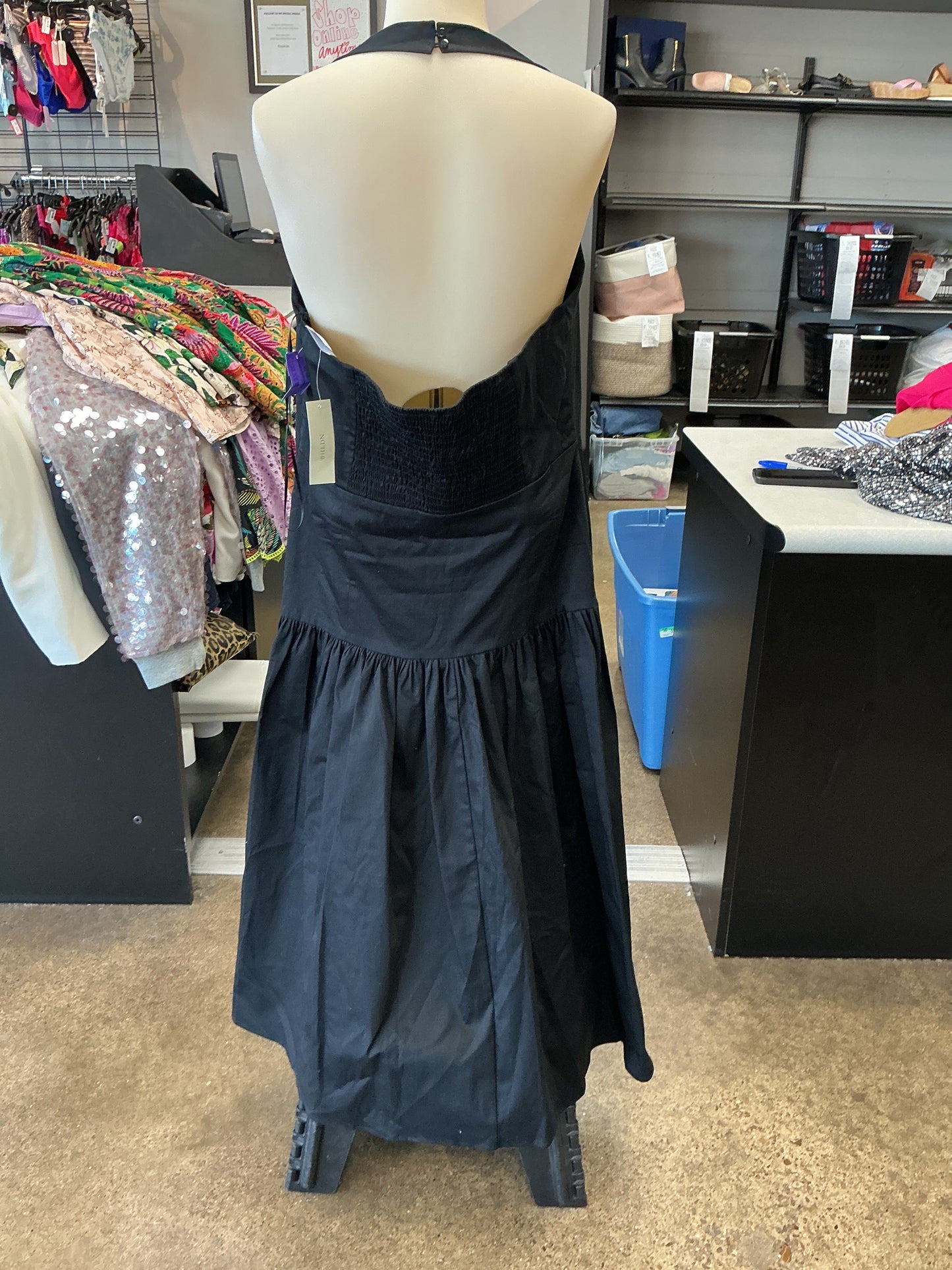 Dress Party Midi By Bhldn In Black, Size:Xl