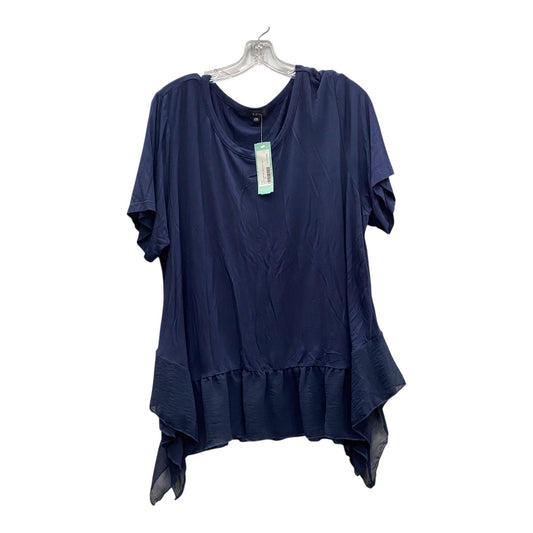 Top Ss By K And C In Blue, Size:2X