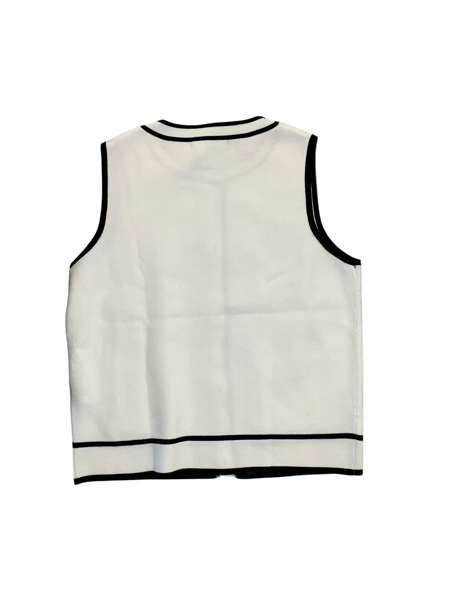 Vest Other By Clothes Mentor In White, Size:S