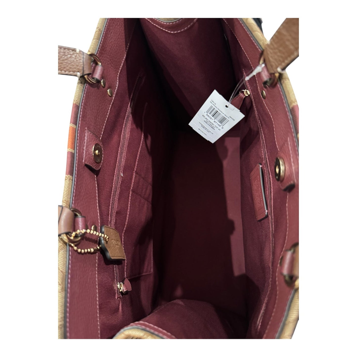 Handbag Designer By Coach In Multi, Size:Large