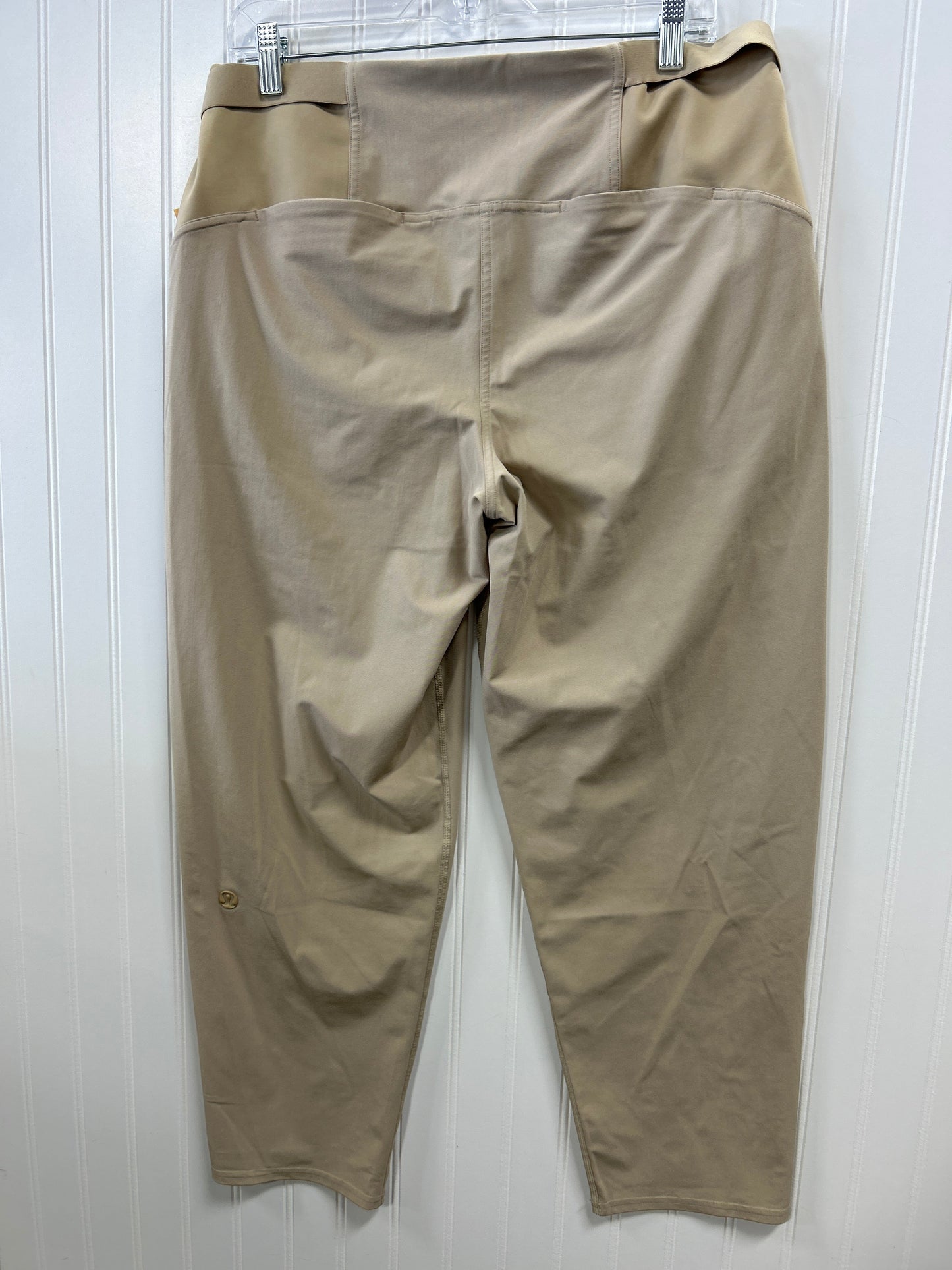 Athletic Pants By Lululemon In Tan, Size:12